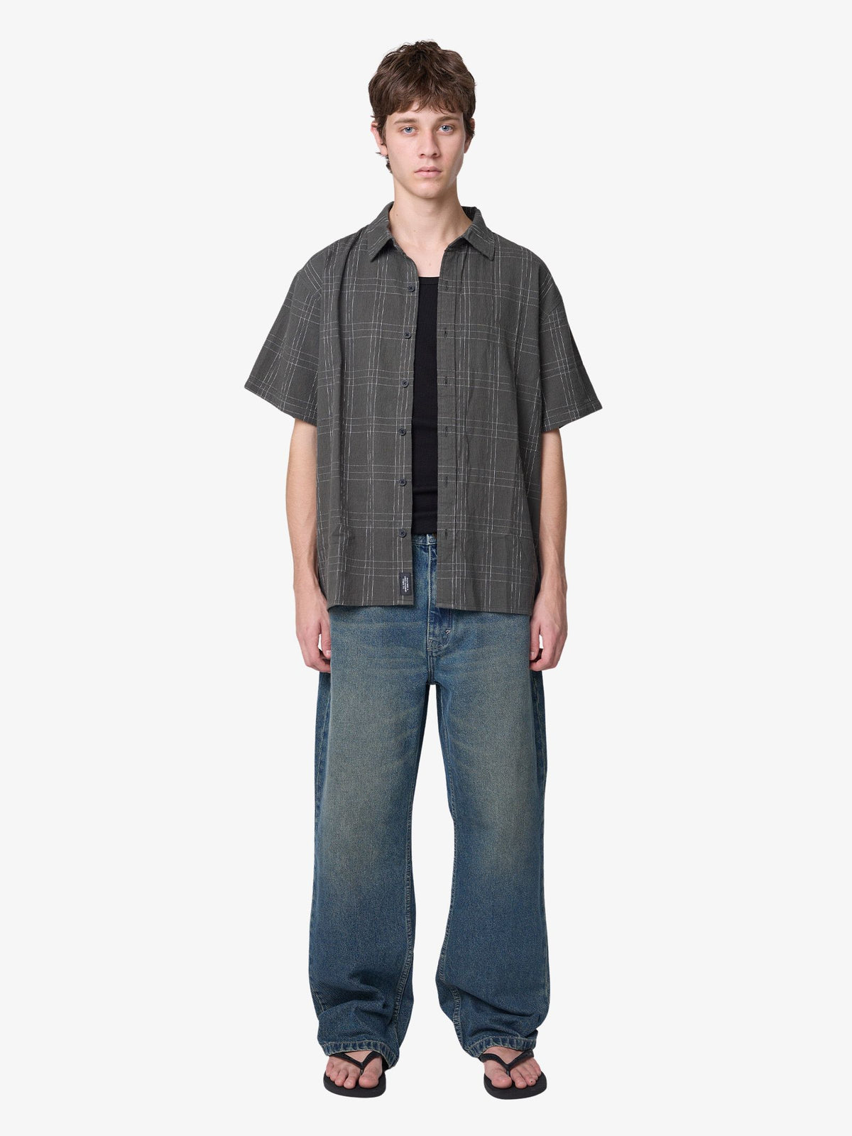 Thrills Built To Win Short Sleeve Shirt | Oil Grren