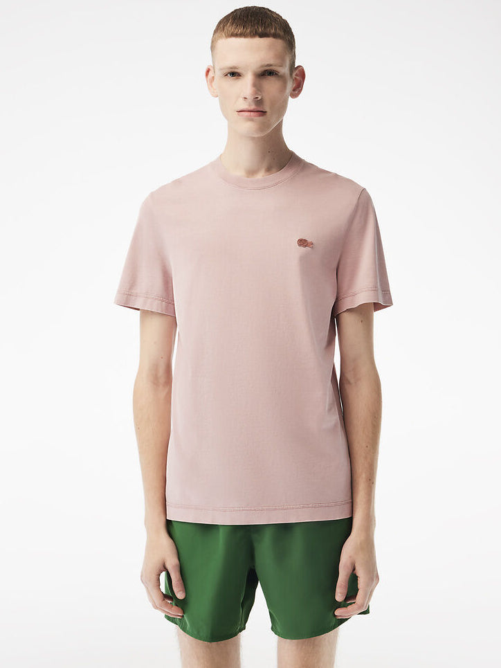 Plain Organic Cotton T-Shirt in Eco Pink