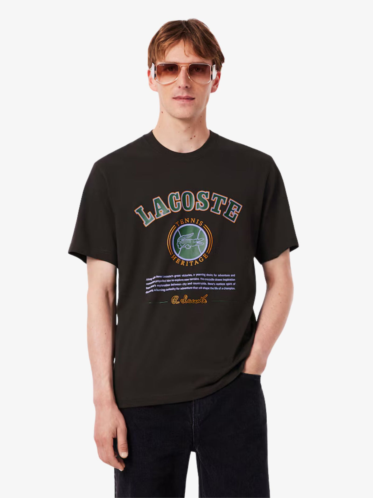 Lacoste Sport Heritage Graphic Tshirt | Port