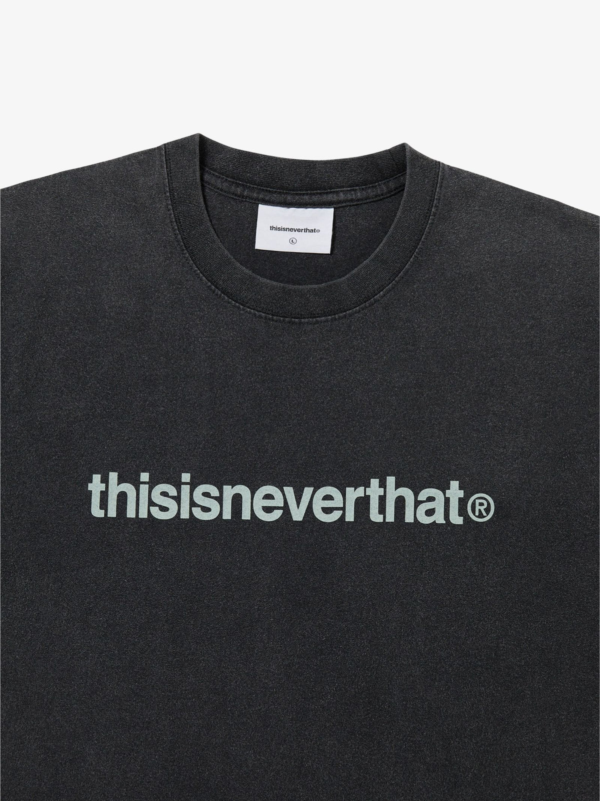 THISISNEVERTHAT T-Logo Tee | Washed Black