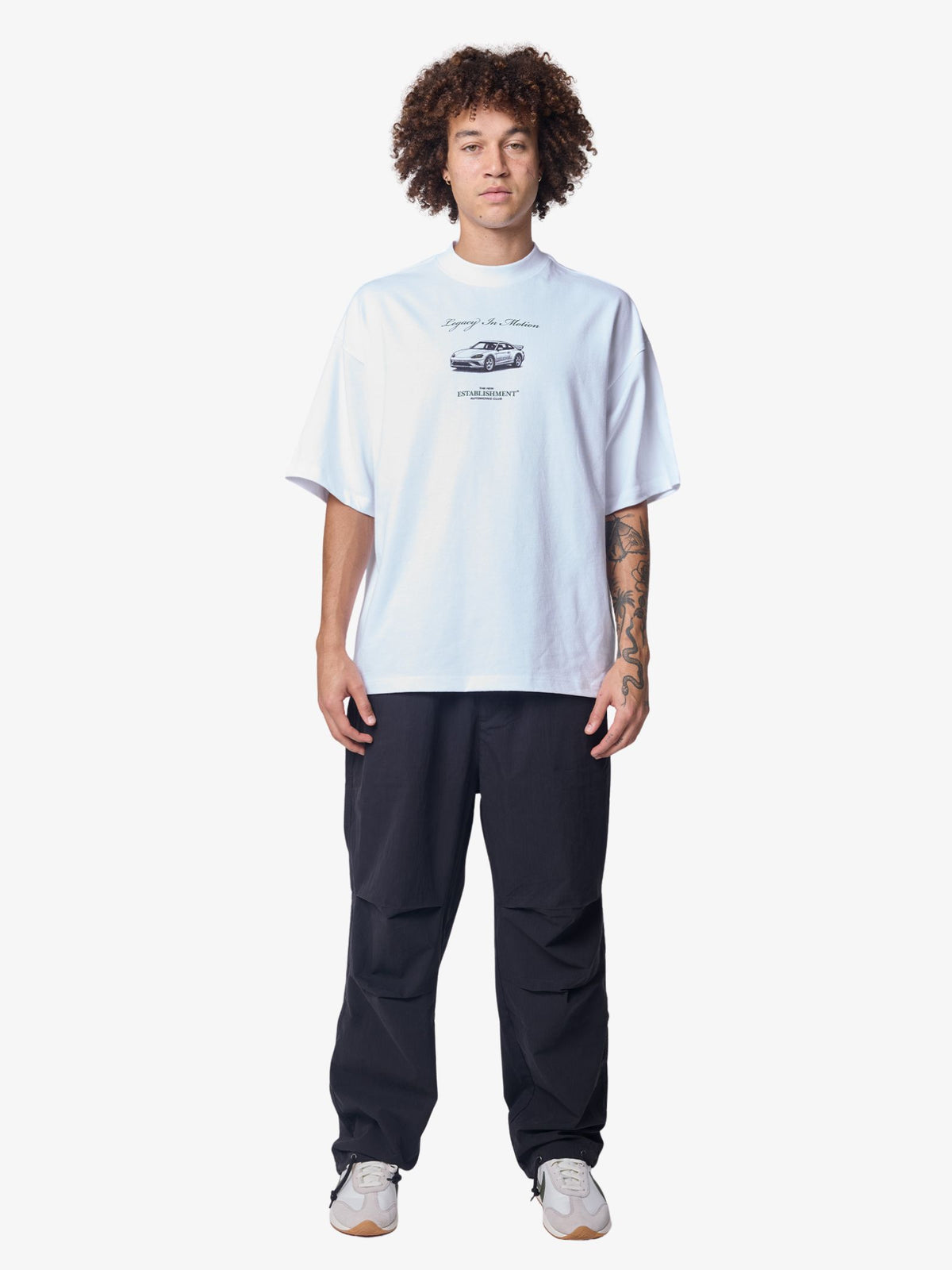 TNE Legacy In Motion Tee | Optic White