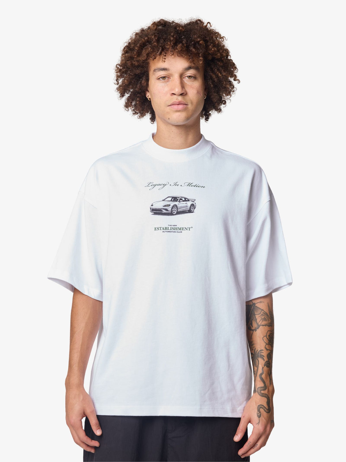 TNE Legacy In Motion Tee | Optic White