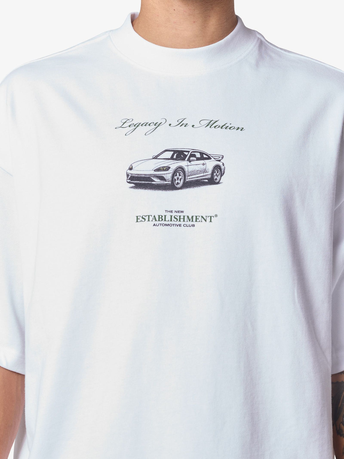 TNE Legacy In Motion Tee | Optic White