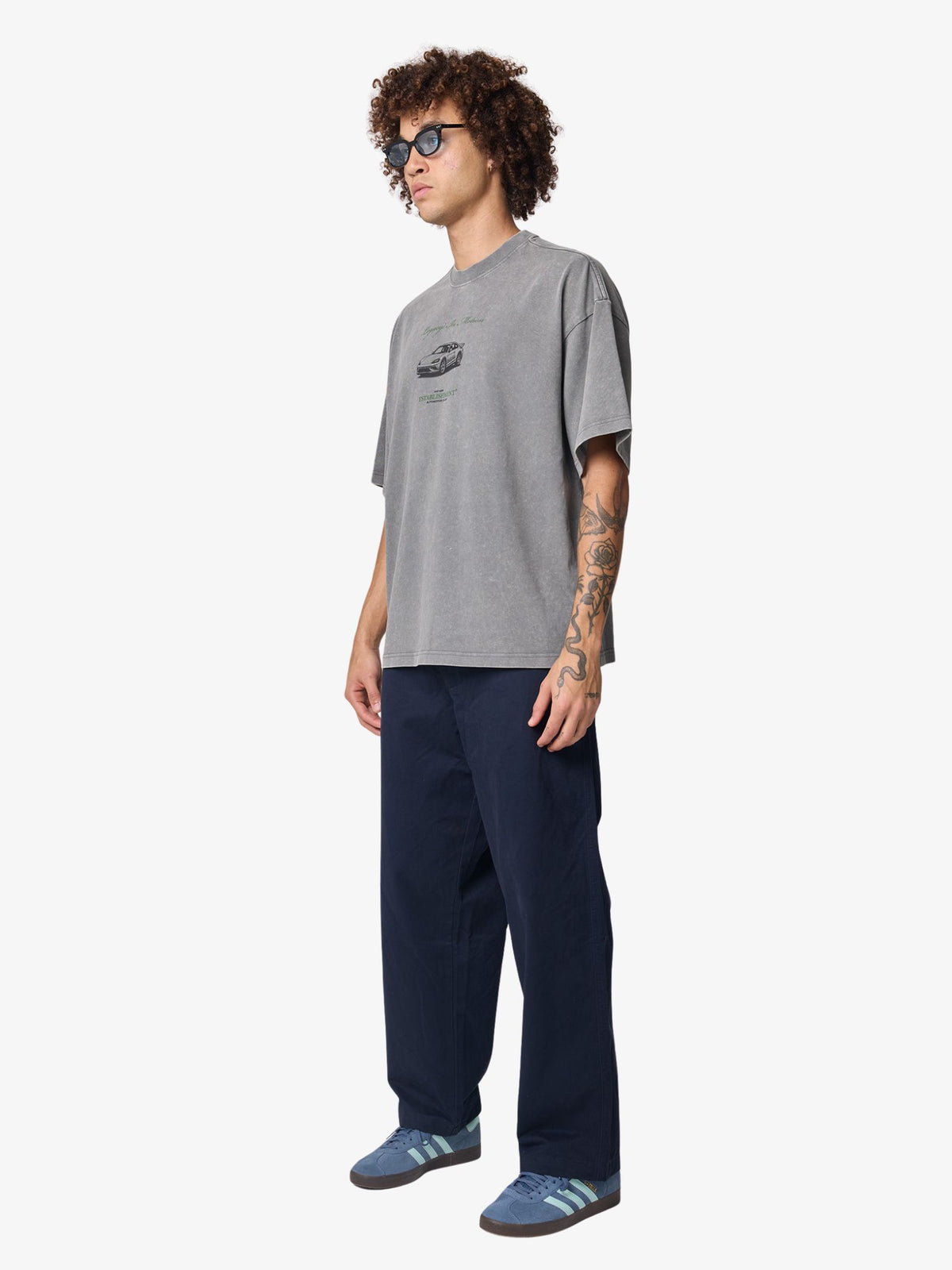 TNE Legacy In Motion Tee | WASHED BLACK