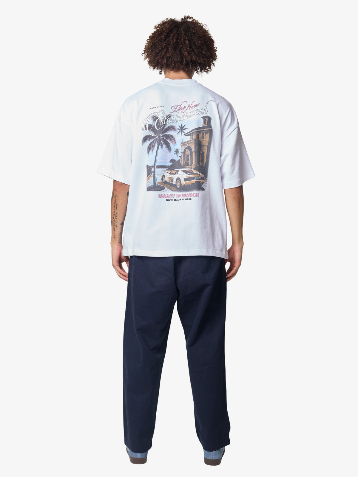 TNE Miami Motion Tee | Optic White