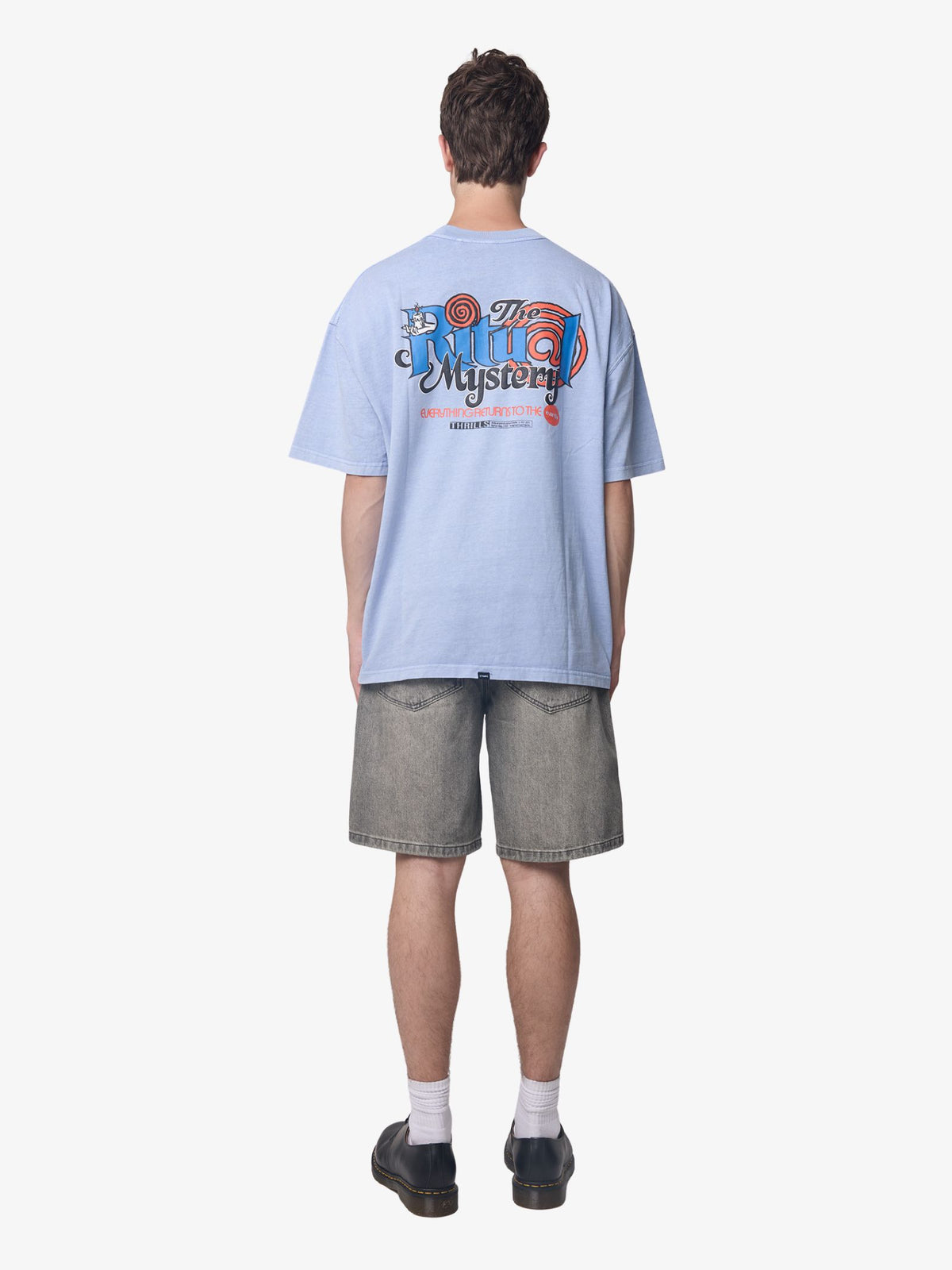 Thrills The Ritual Mystery Box Oversize Tee | Conflower Blue