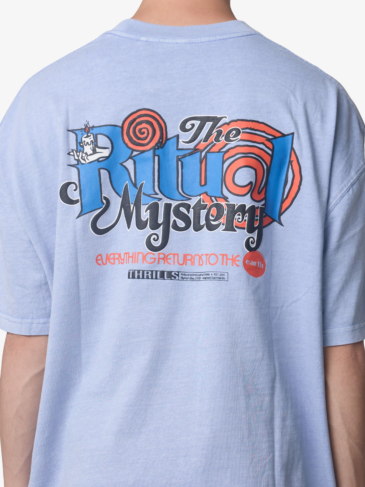 Thrills The Ritual Mystery Box Oversize Tee | Conflower Blue