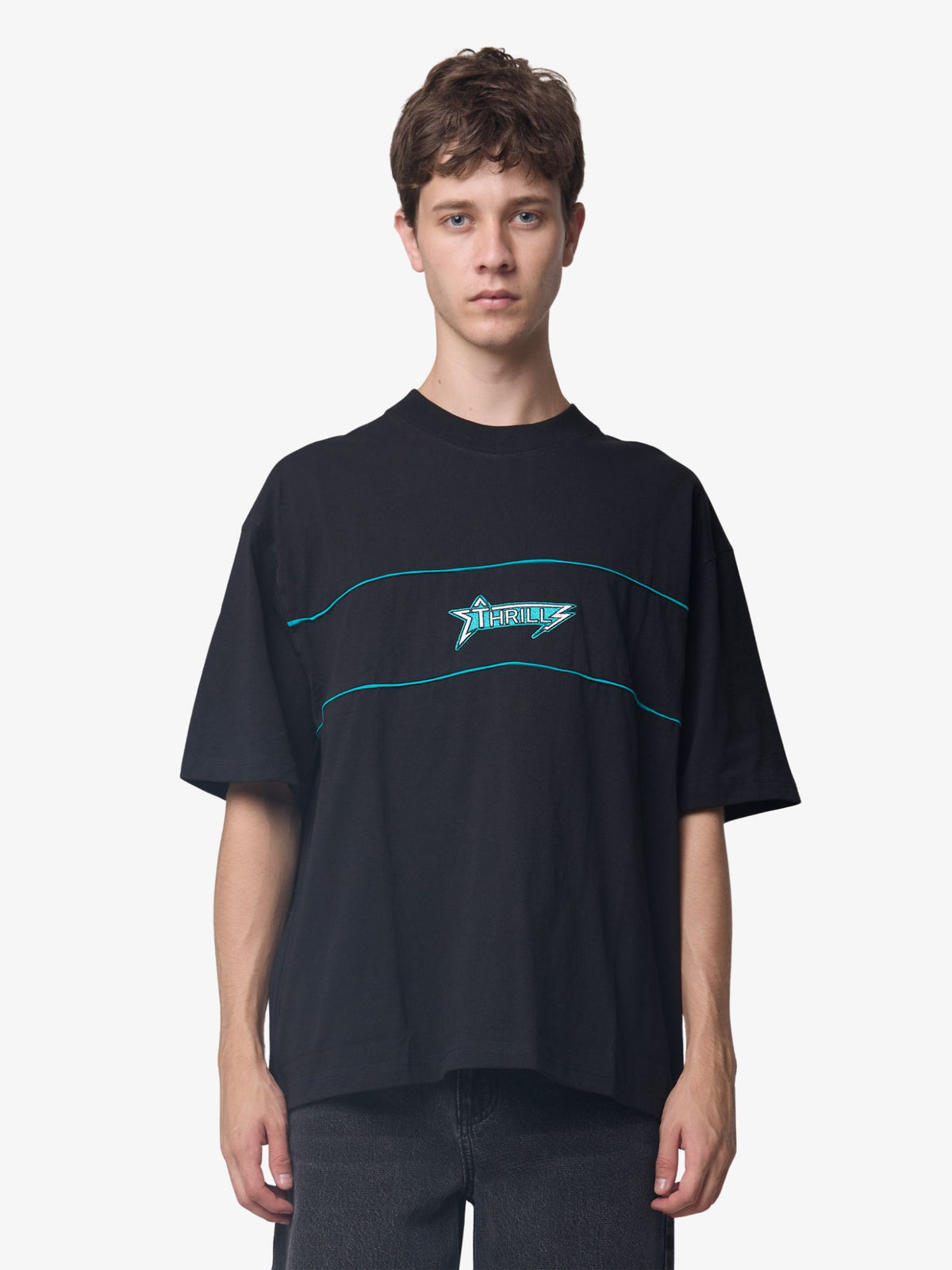 Thrills Heavy Static Merch Tee | Black
