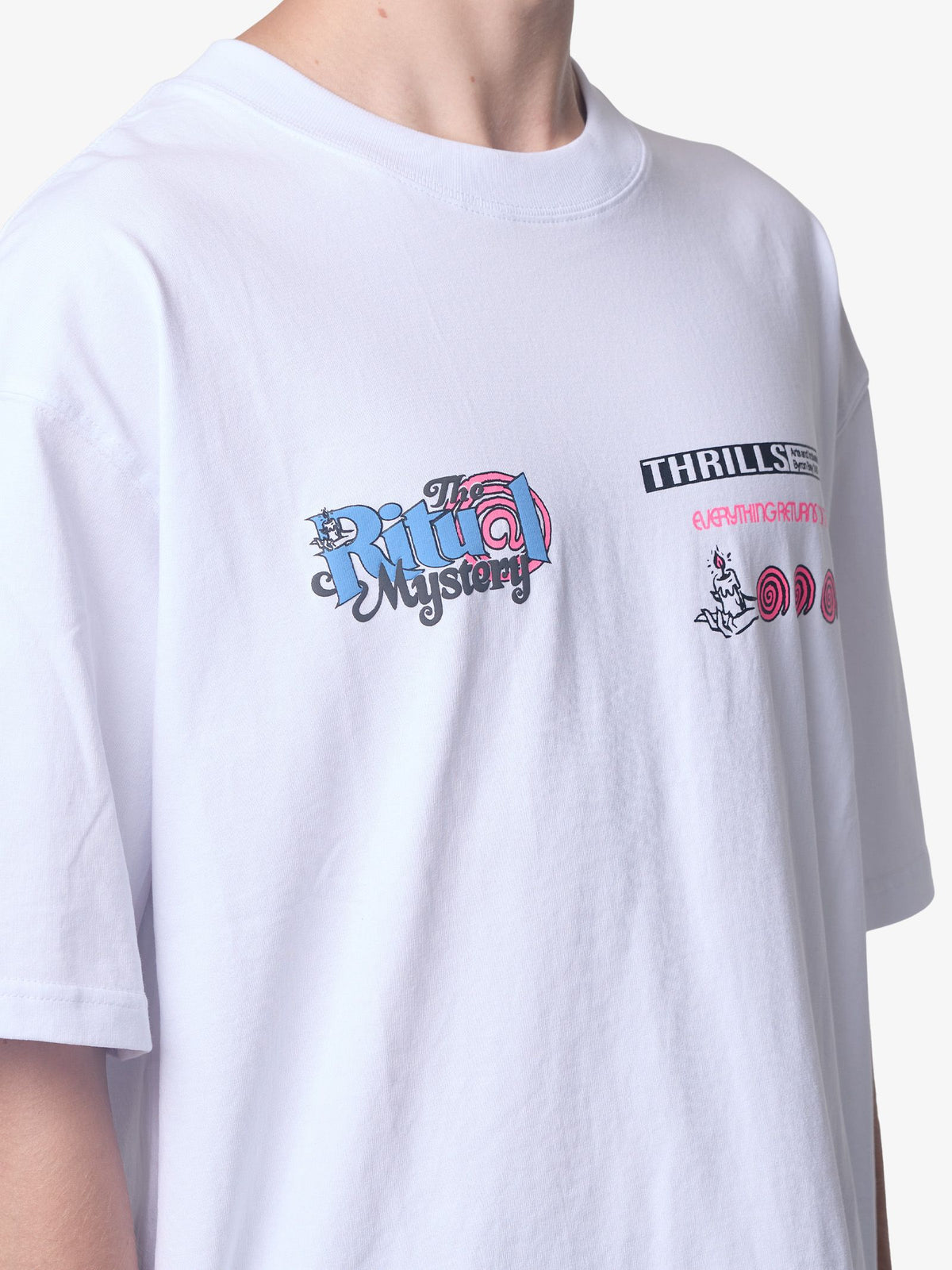 Thrills Everything Returns Back To Earth Tee | White