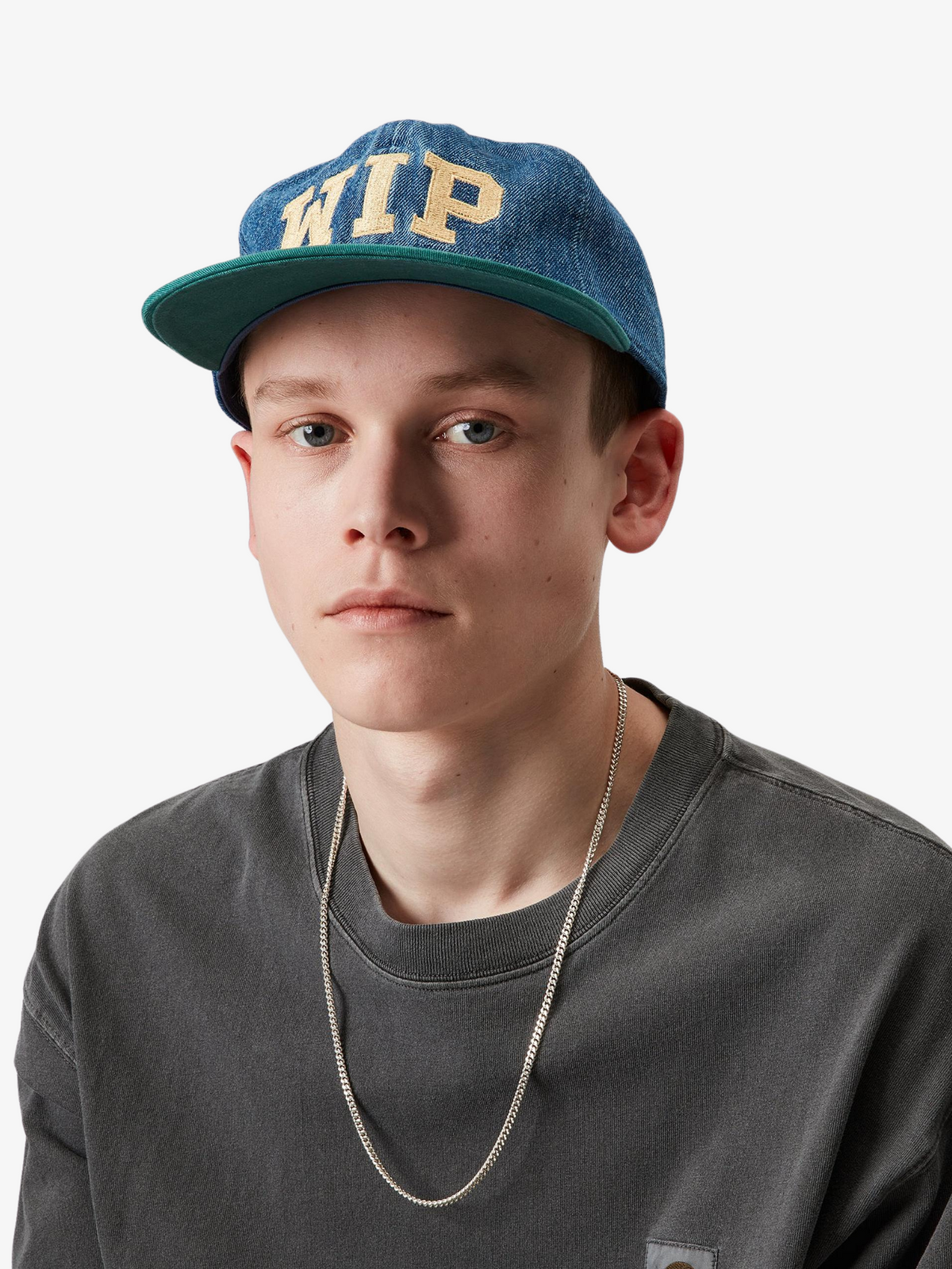 Carhartt Wip WIP Denim Cap | BLUE/RAINFOREST/AIR YELLOW