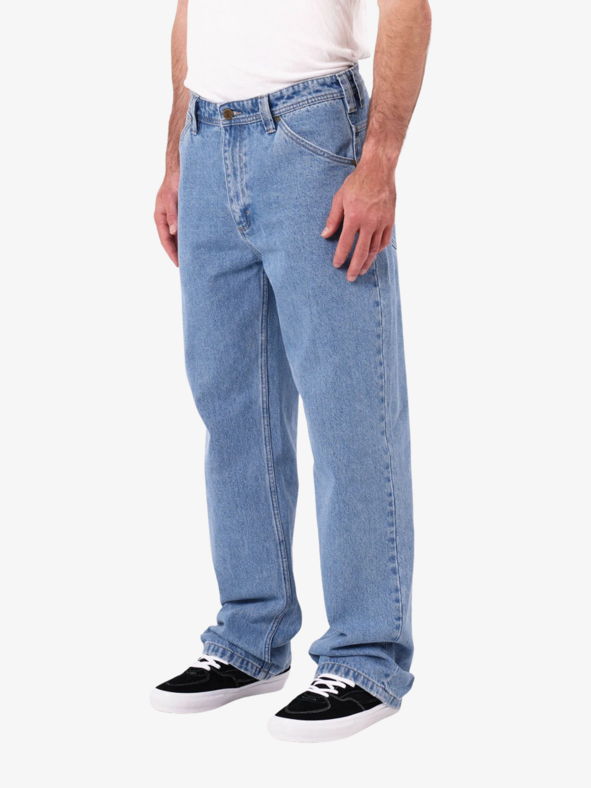 Abrand A5 Baggy Larry Jeans | Light Vintage Indigo