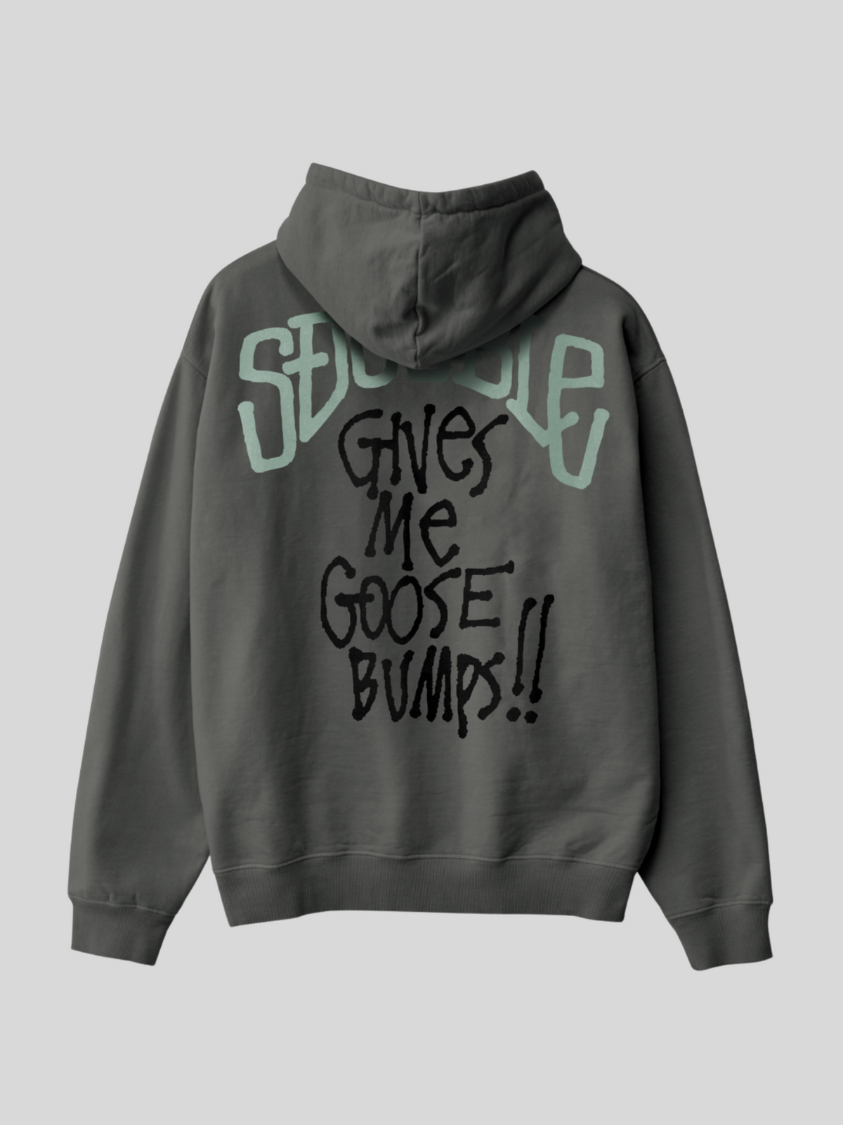 S-Double By Shawn Stussy Goosebumps Hood | Steel