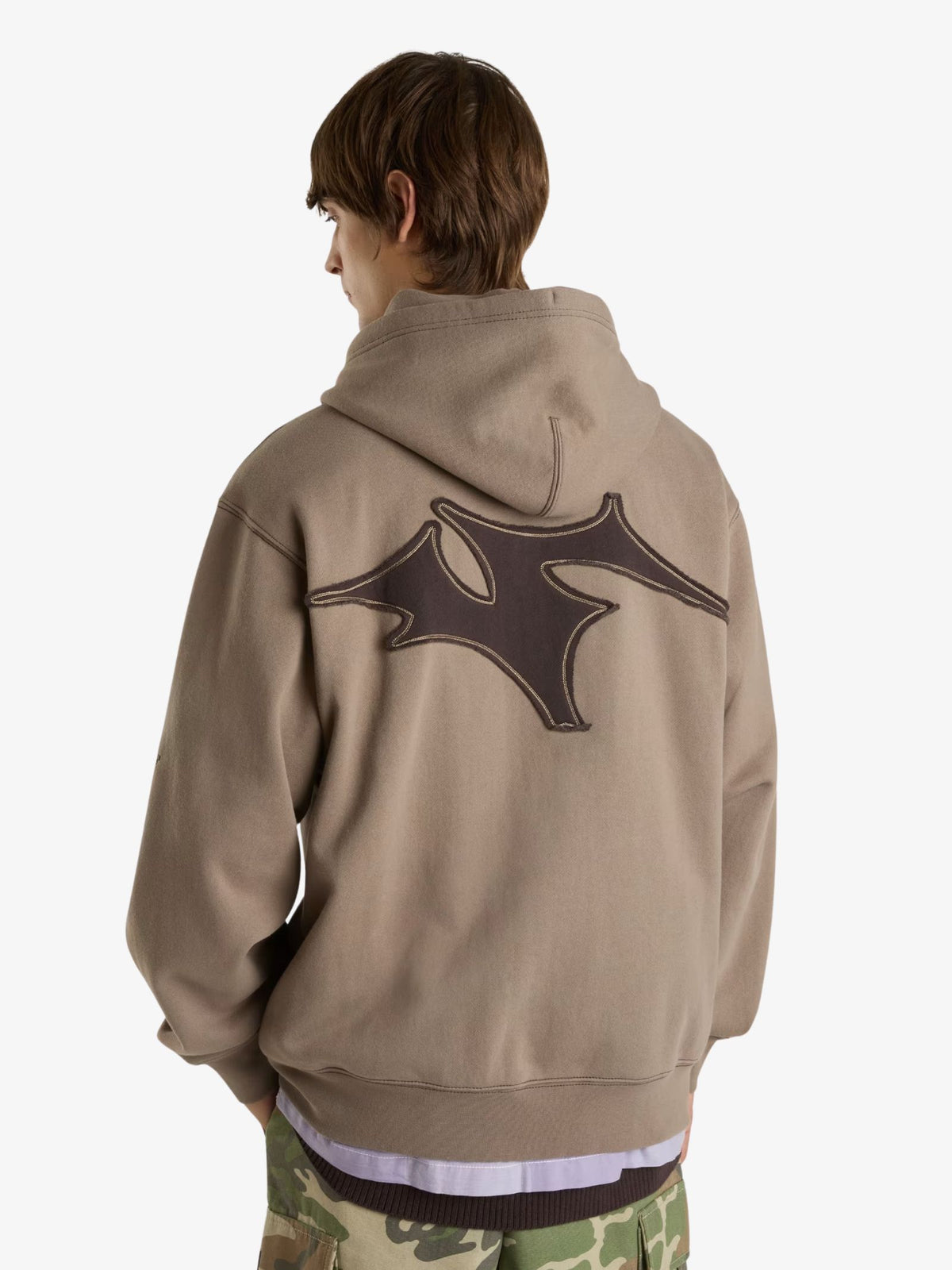 Vans Skate V Thorn Zip Sweatshirt | Walnut