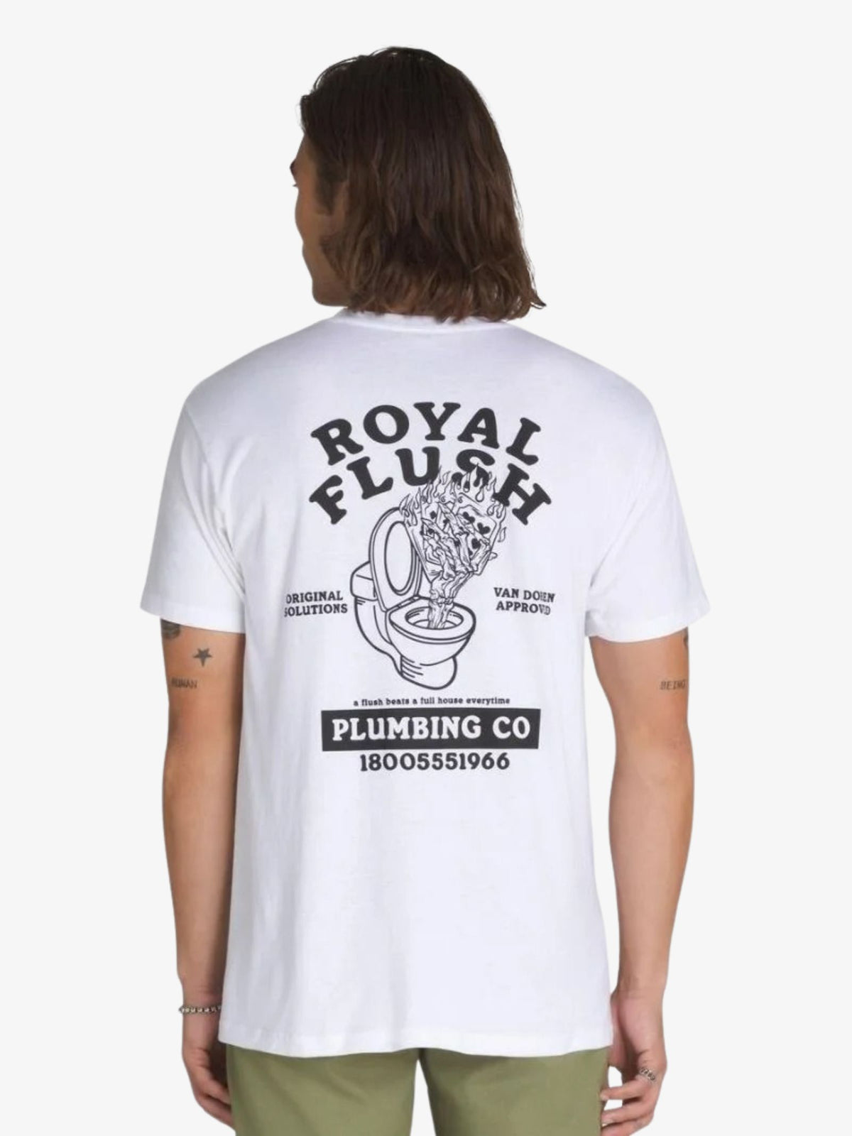 Vans The Royal Flush T-Shirt | White
