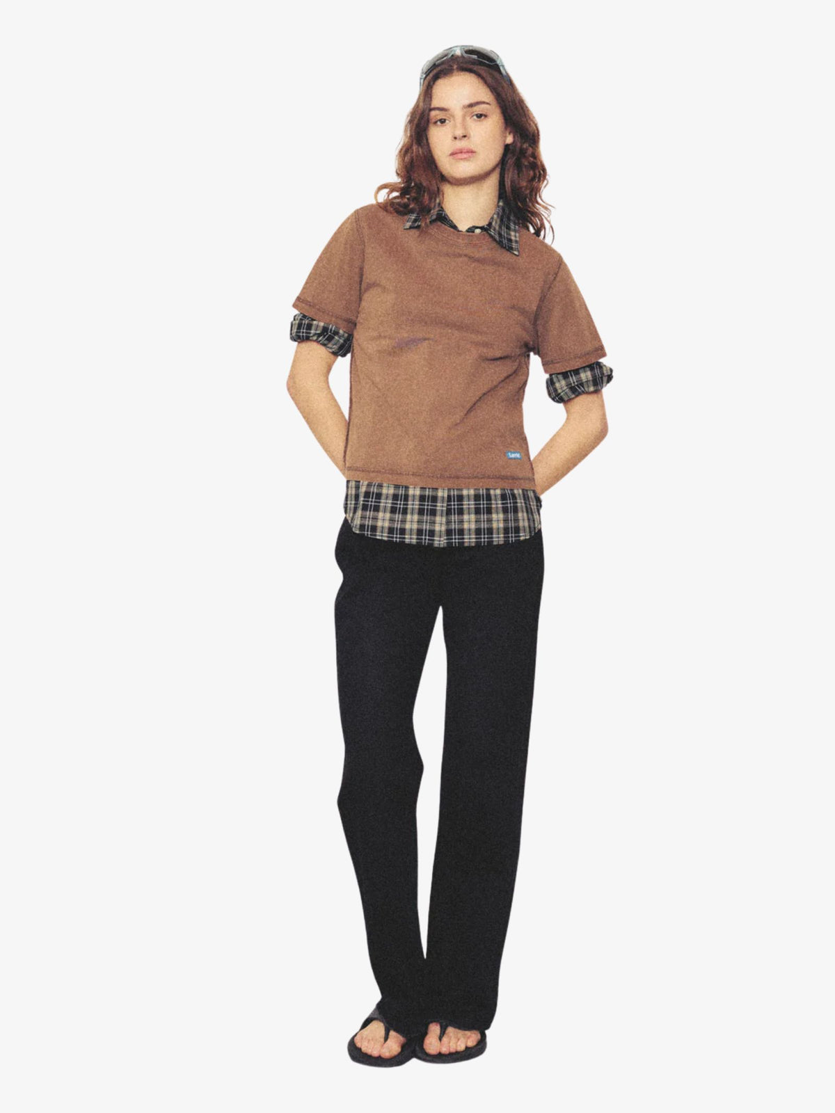 Larriet Blind Tee | Brown