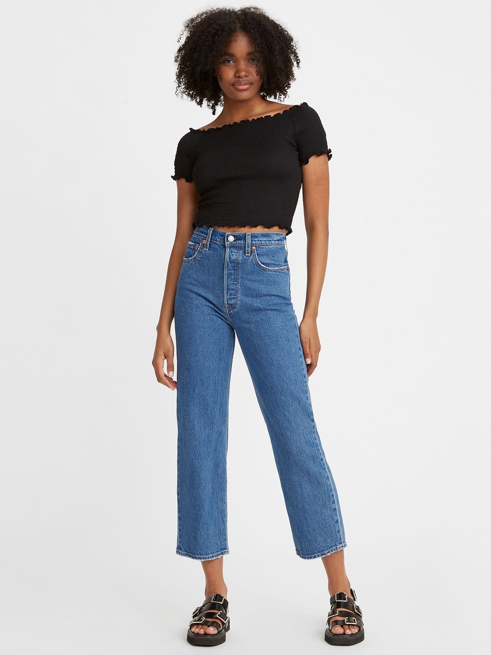 Ribcage Straight Ankle Jean
