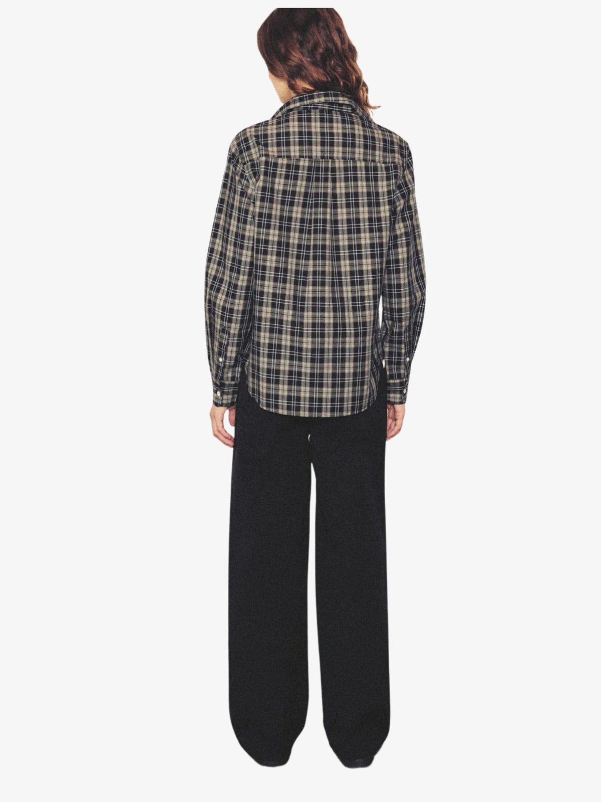 Larriet Dume Shirt | Black Plaid