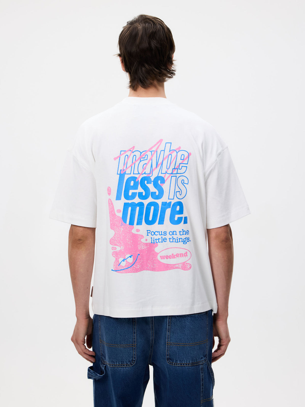Weekend Cartel Less is More Tee | White