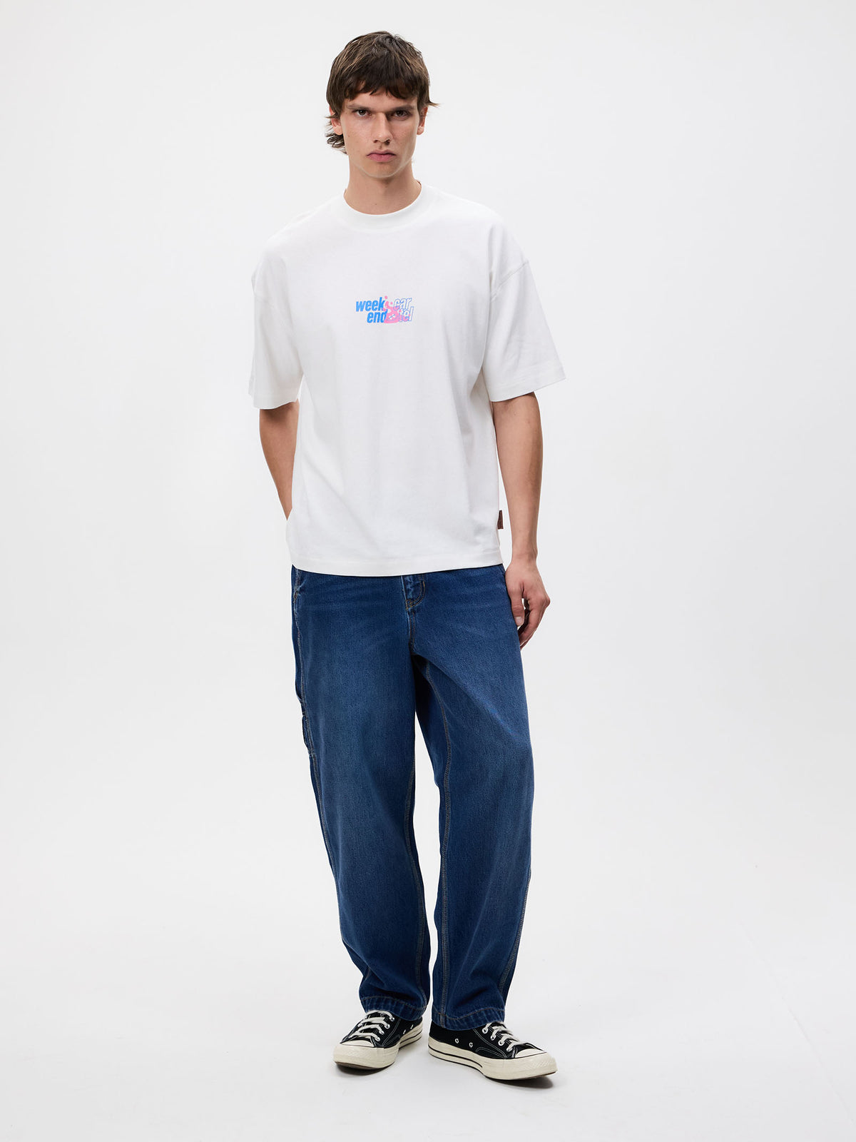 Weekend Cartel Less is More Tee | White