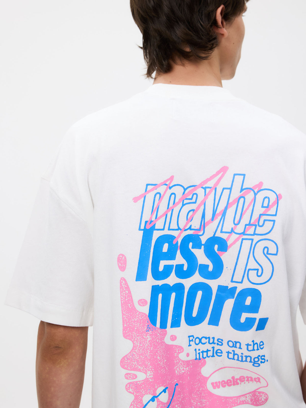 Weekend Cartel Less is More Tee | White