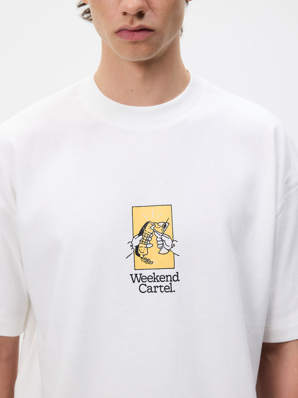 Weekend Cartel Business Tee | Off White