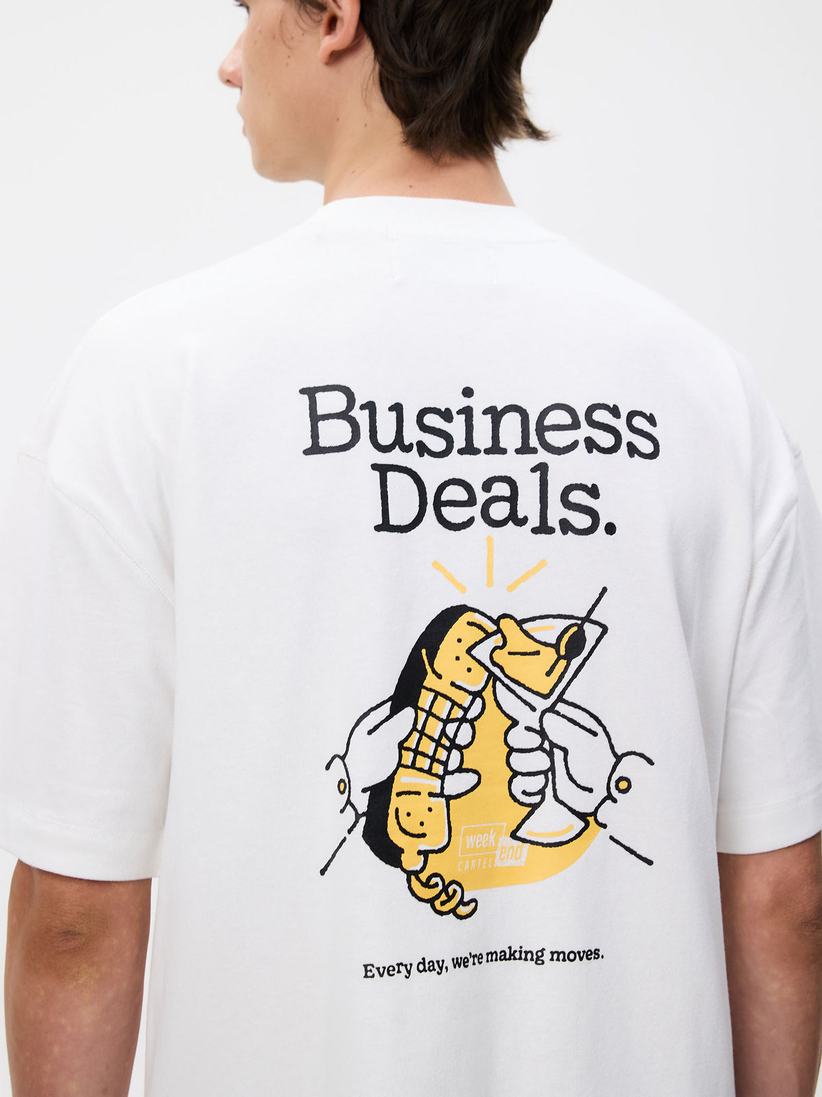 Weekend Cartel Business Tee | Off White