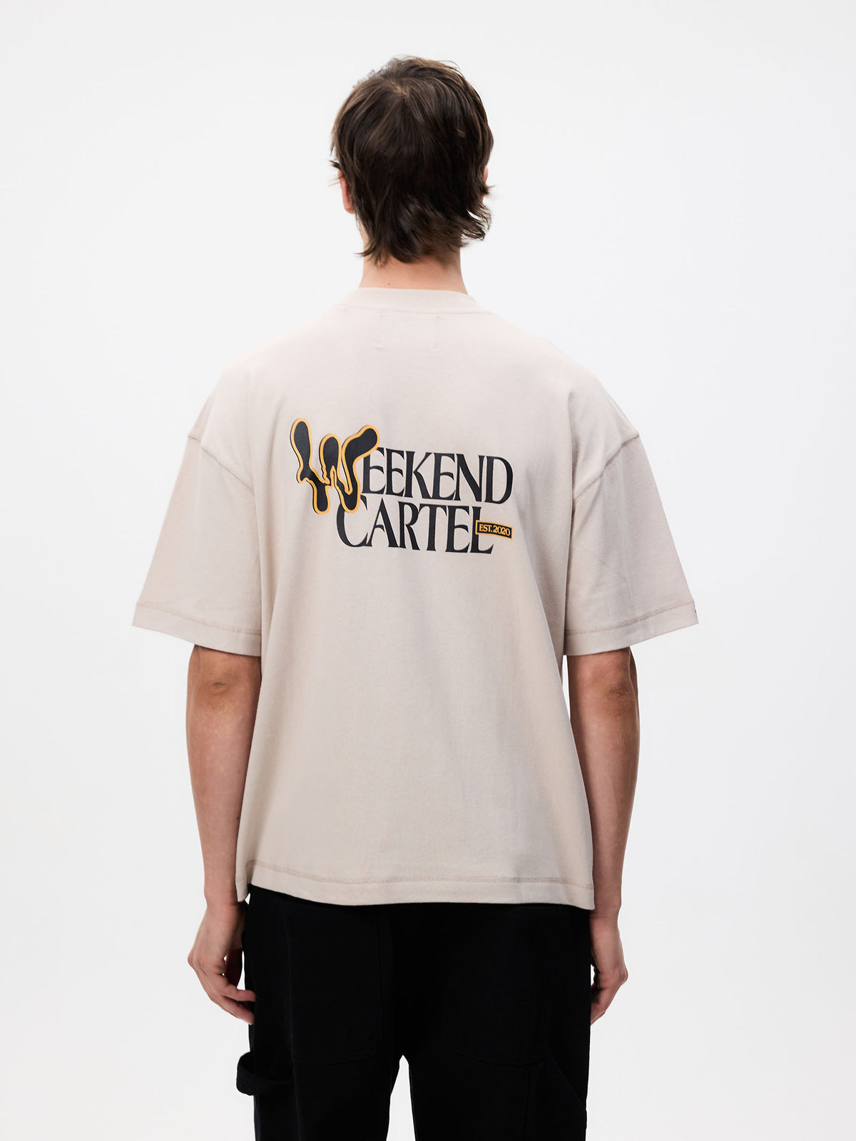 Weekend Cartel Butterfly Tee | Beige