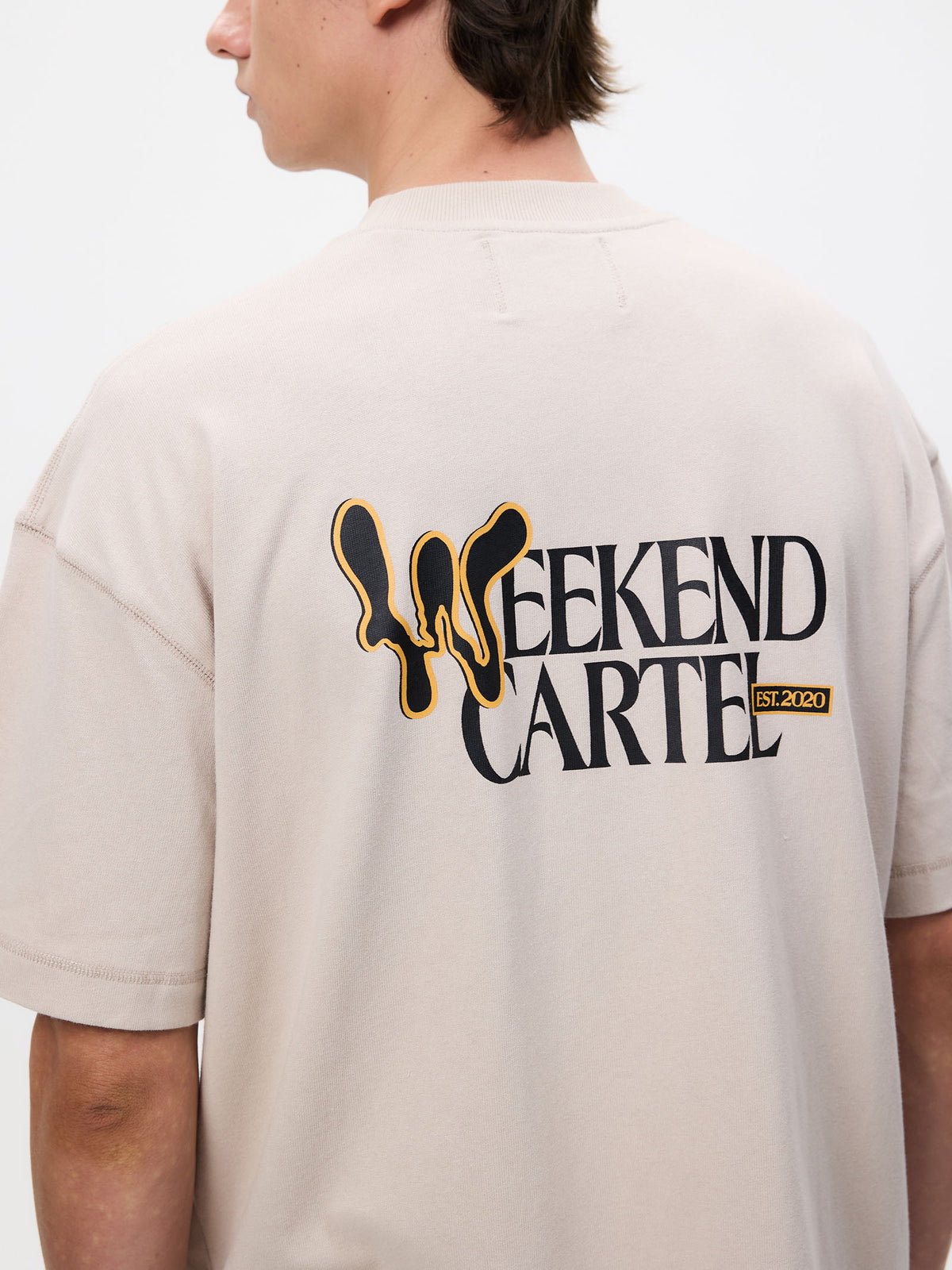 Weekend Cartel Butterfly Tee | Beige