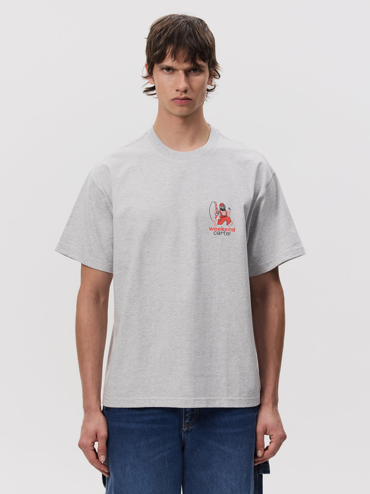 Weekend Cartel Ah Well! Tee | ASH HEATHER