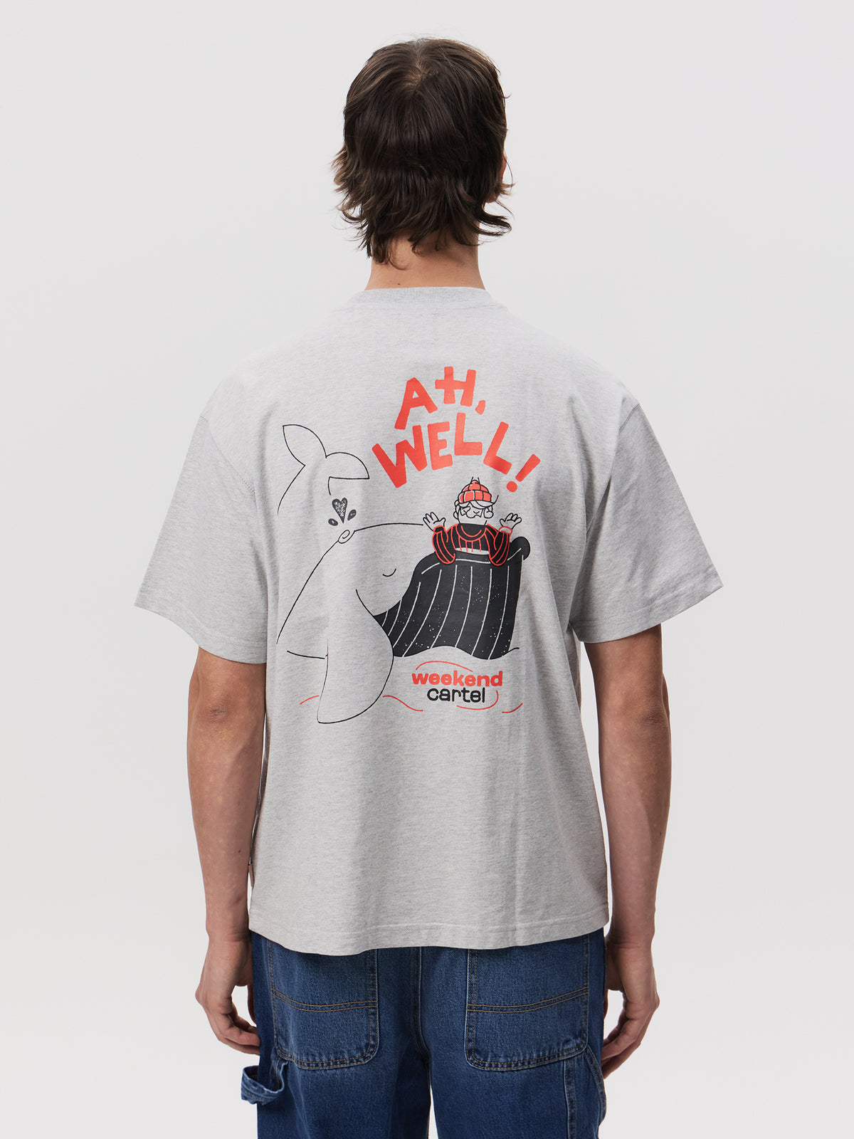 Weekend Cartel Ah Well! Tee | ASH HEATHER