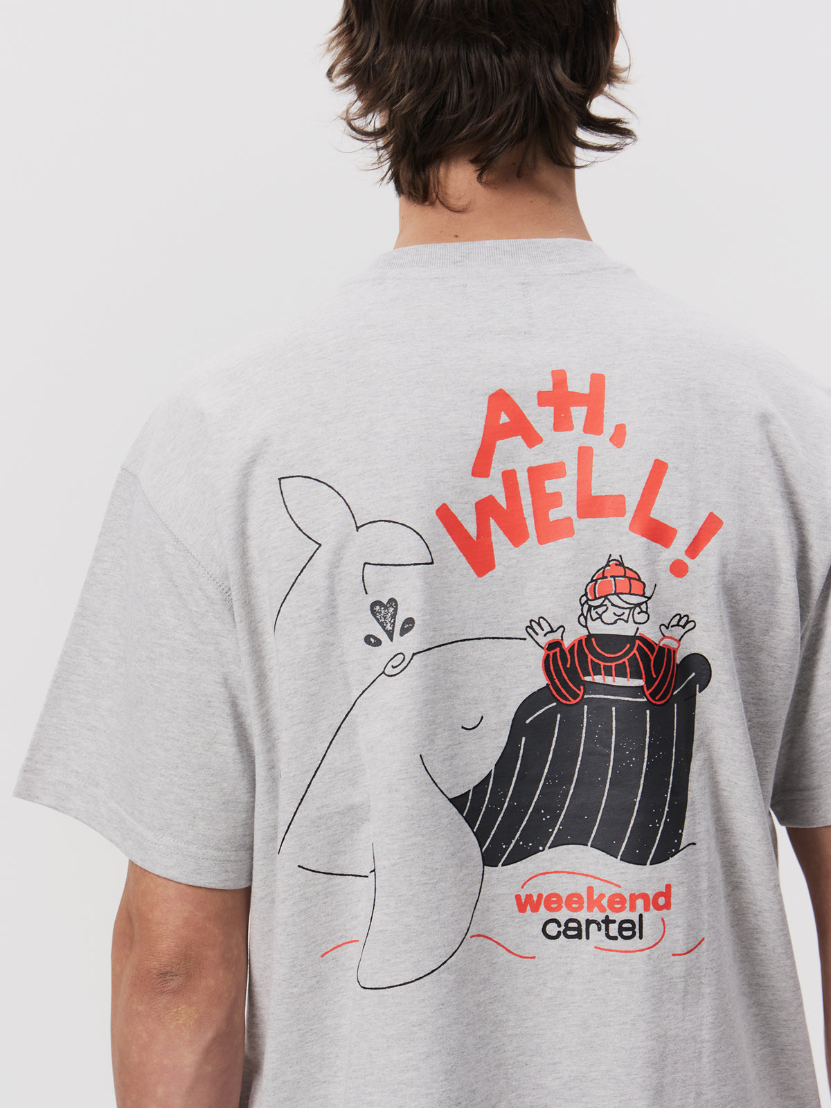 Weekend Cartel Ah Well! Tee | ASH HEATHER