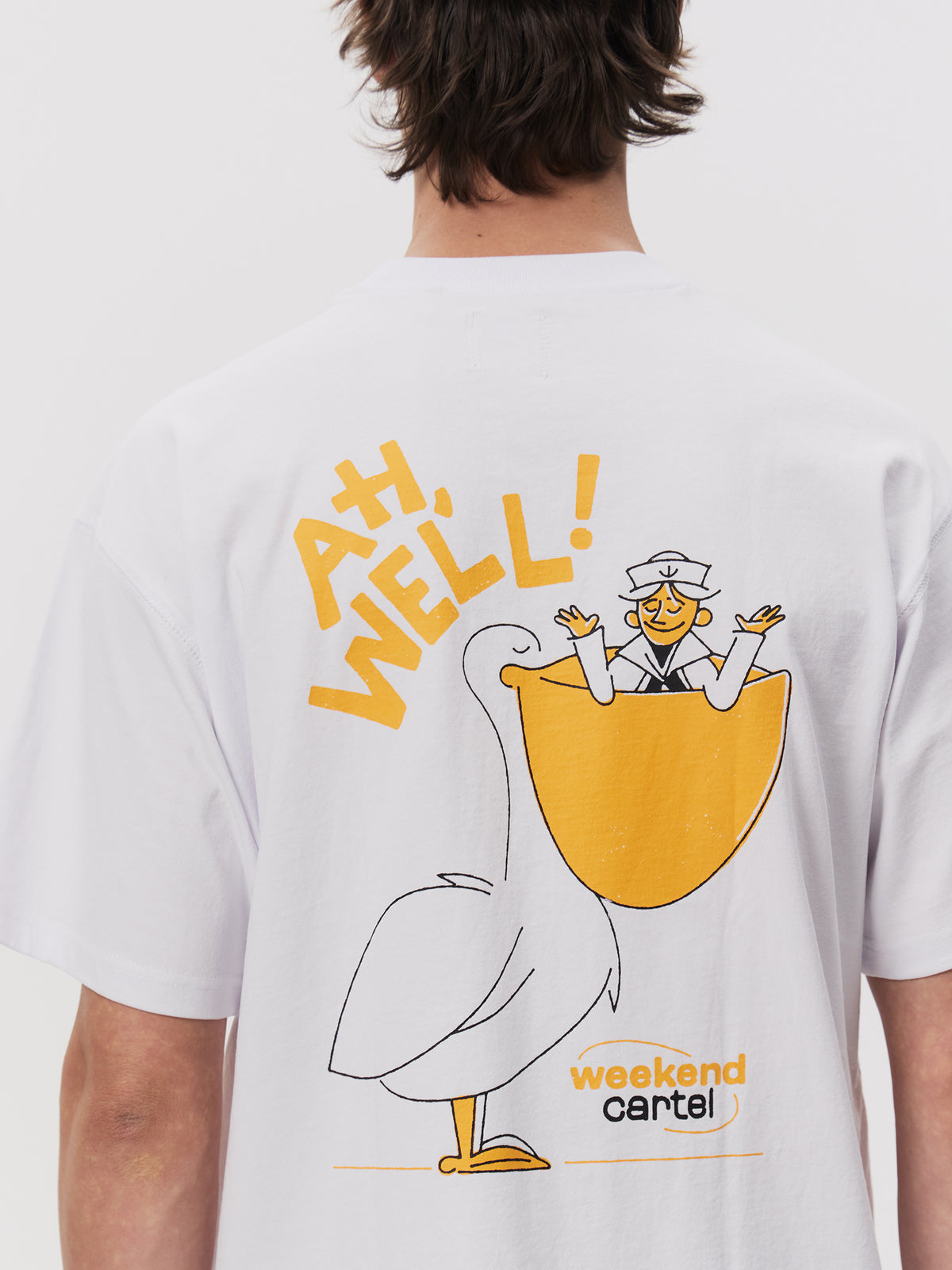 Weekend Cartel Pelican! Tee | White