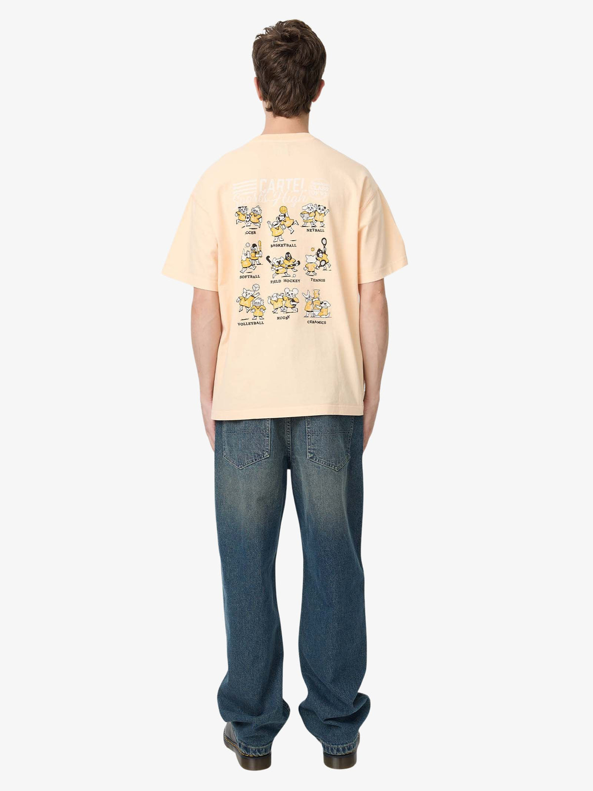 Weekend Cartel Cartel High Tee | Peach