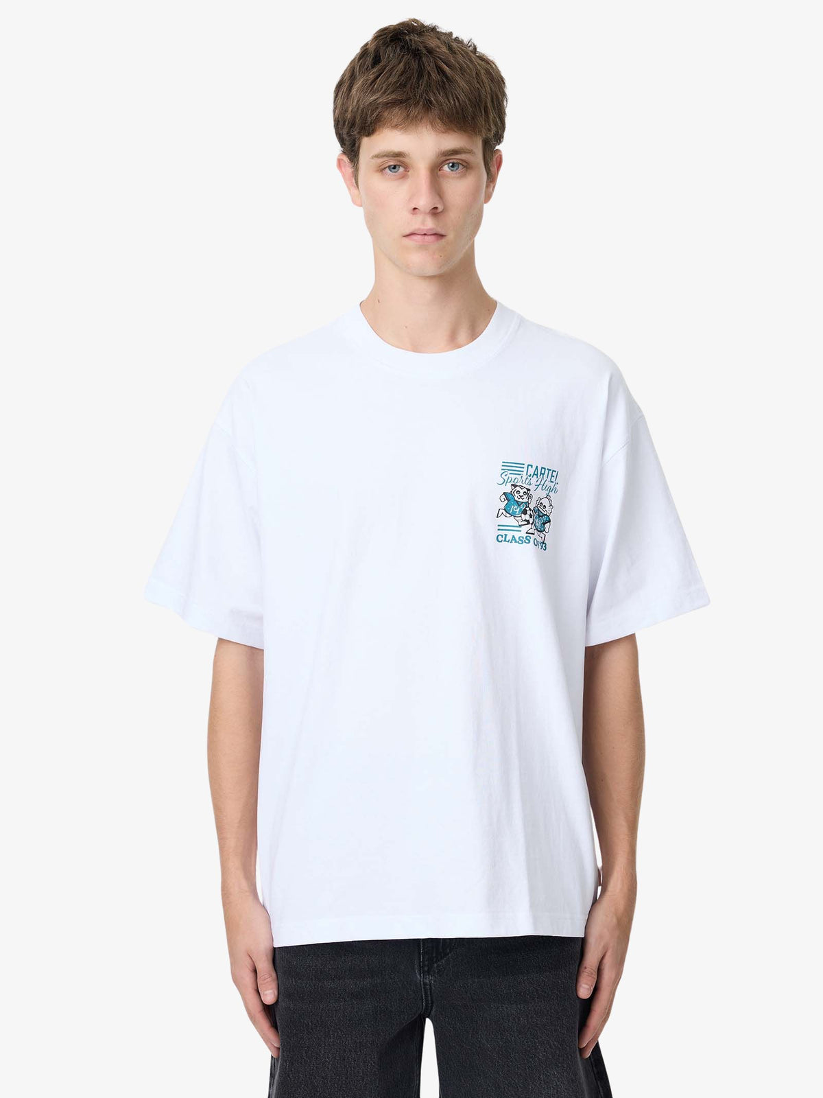 Weekend Cartel Cartel High Tee | White