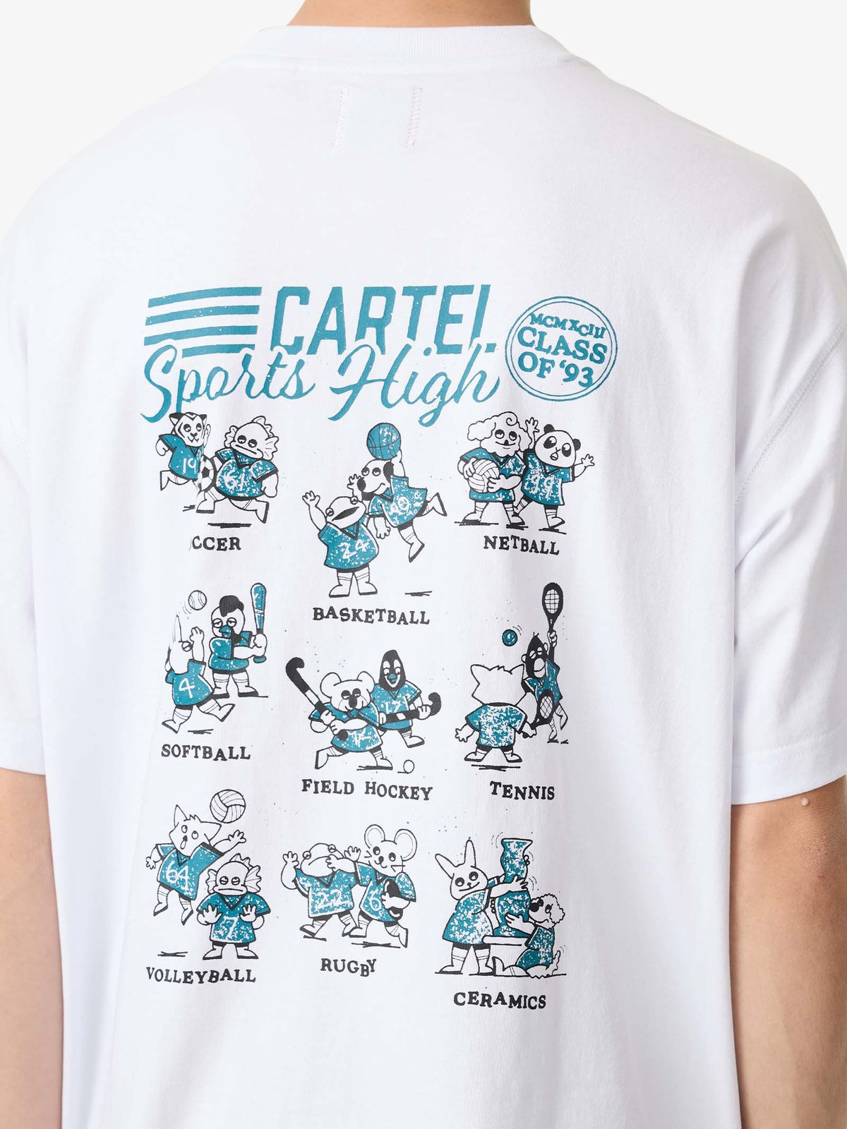 Weekend Cartel Cartel High Tee | White