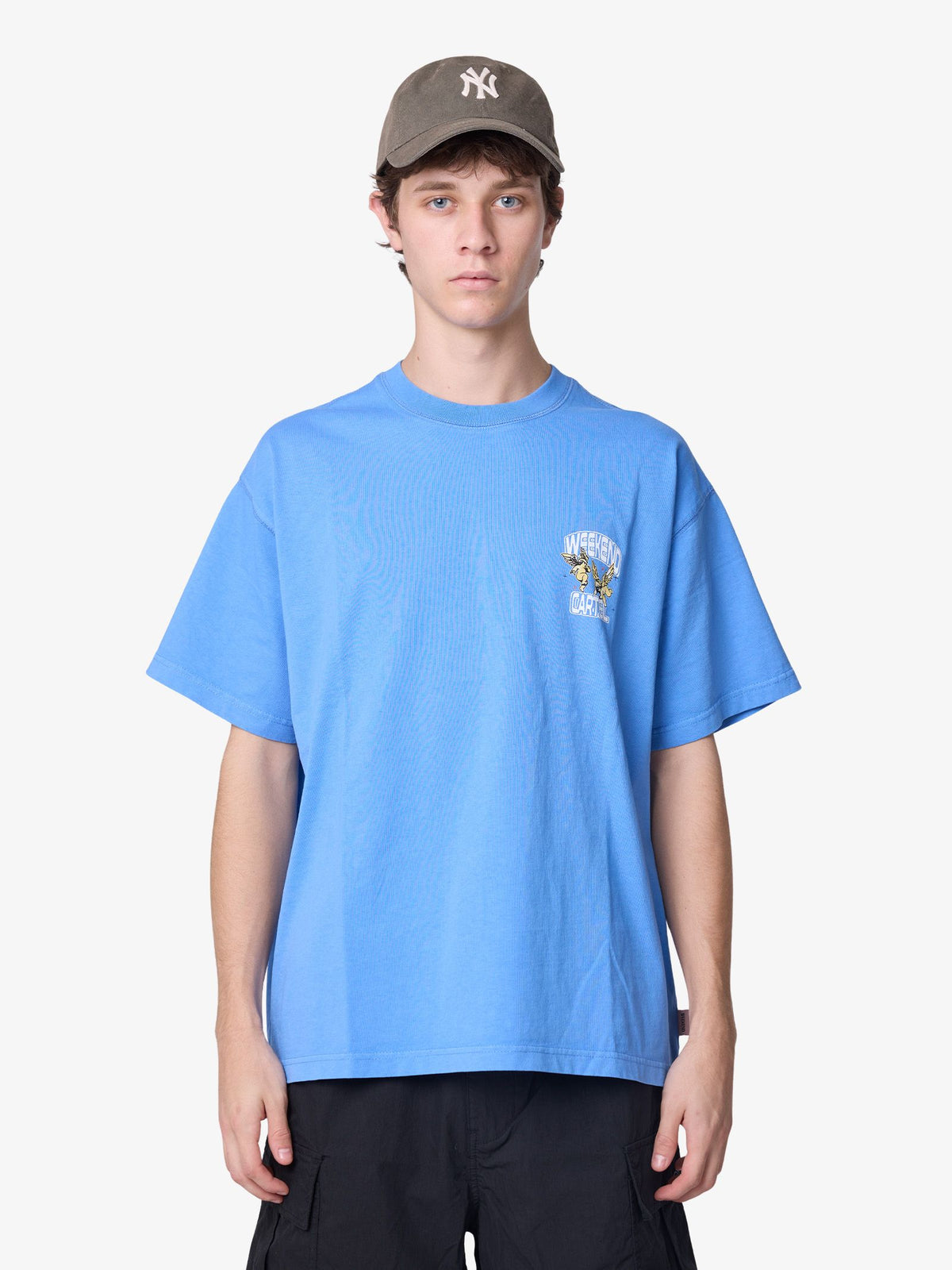 Weekend Cartel Cherubs Tee | BLUE BLAST