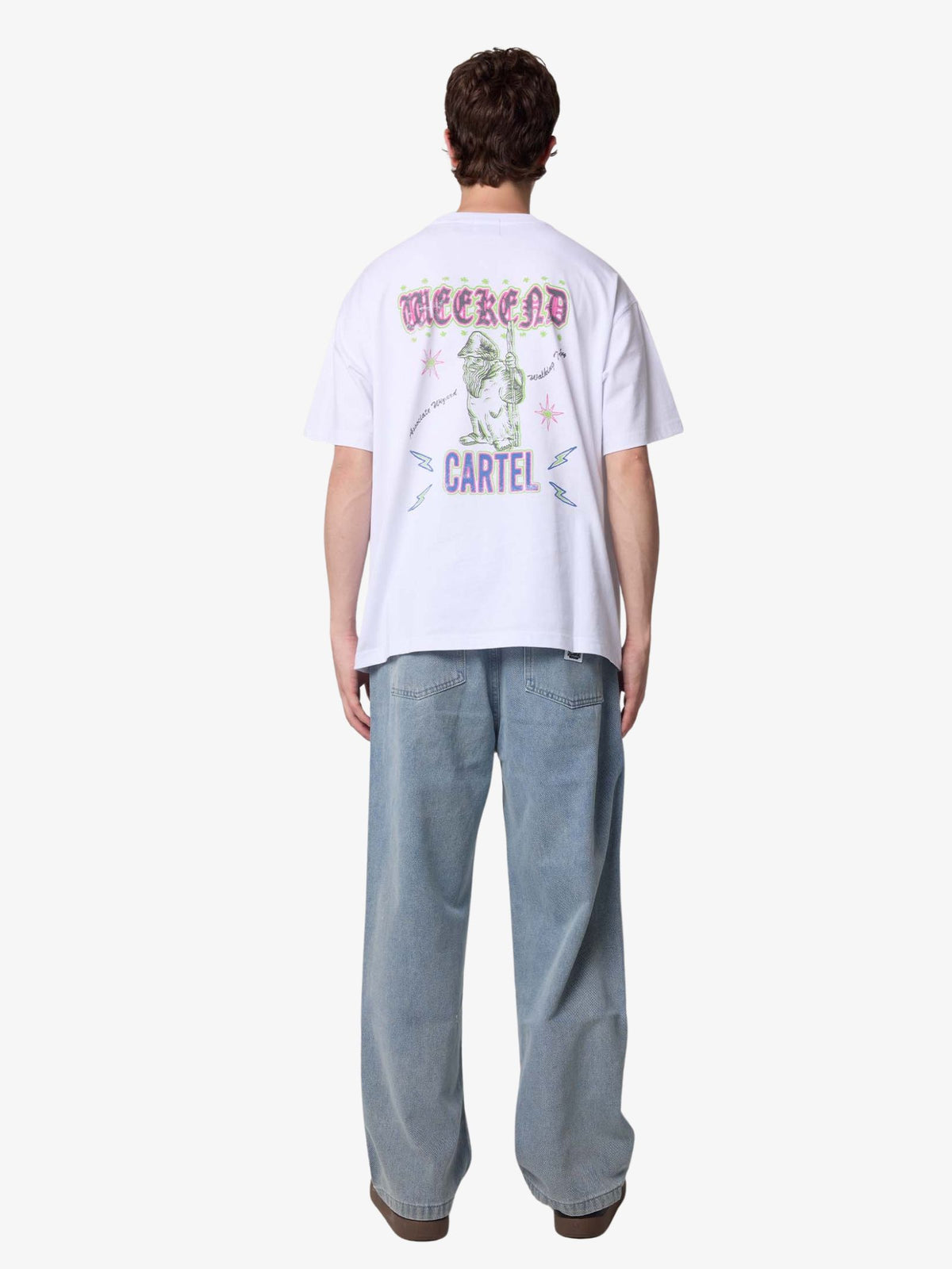 Weekend Cartel Psycho Wizard Tee | WHITE