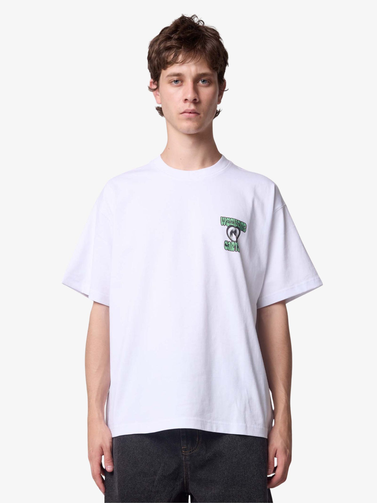 Weekend Cartel Flamingo Tee | WHITE