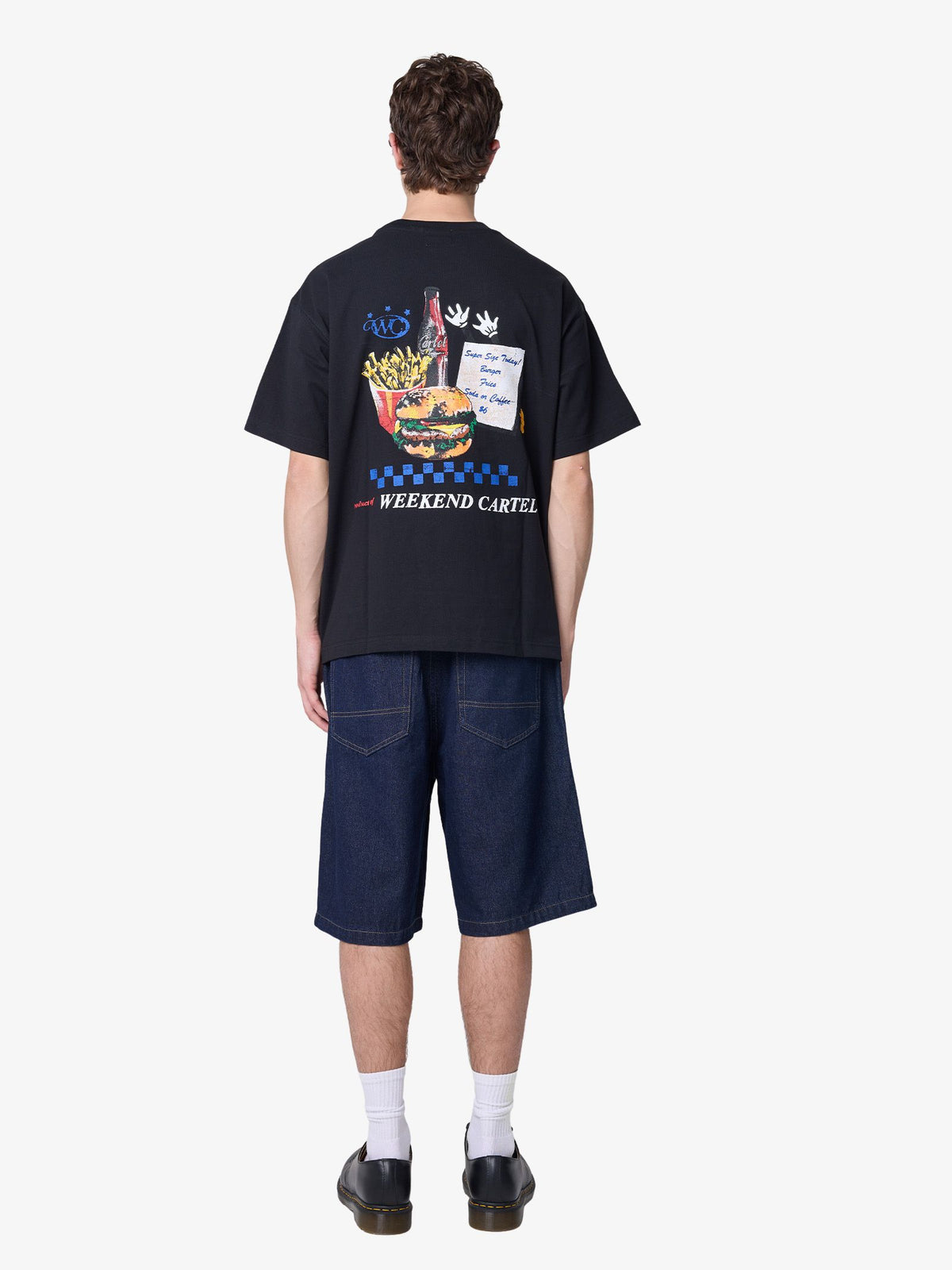 Weekend Cartel Diner Tee | BLACK
