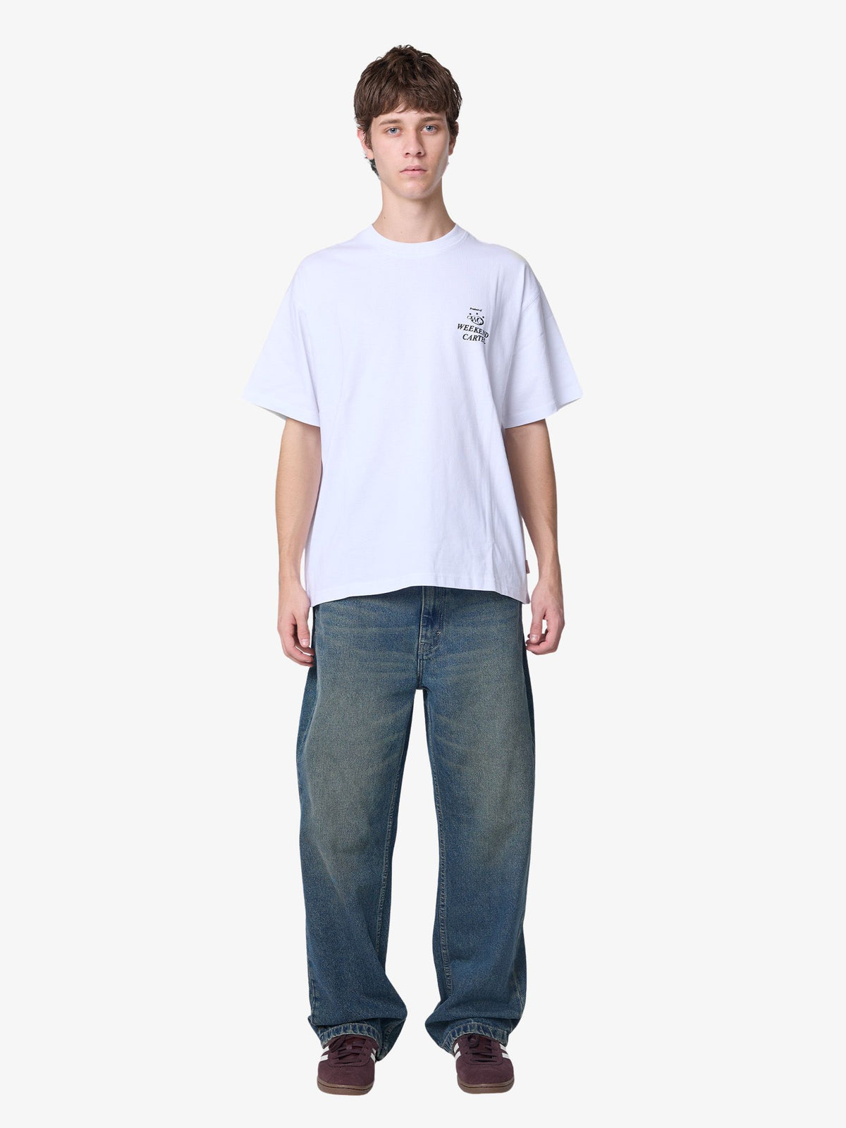 Weekend Cartel Diner Tee | WHITE