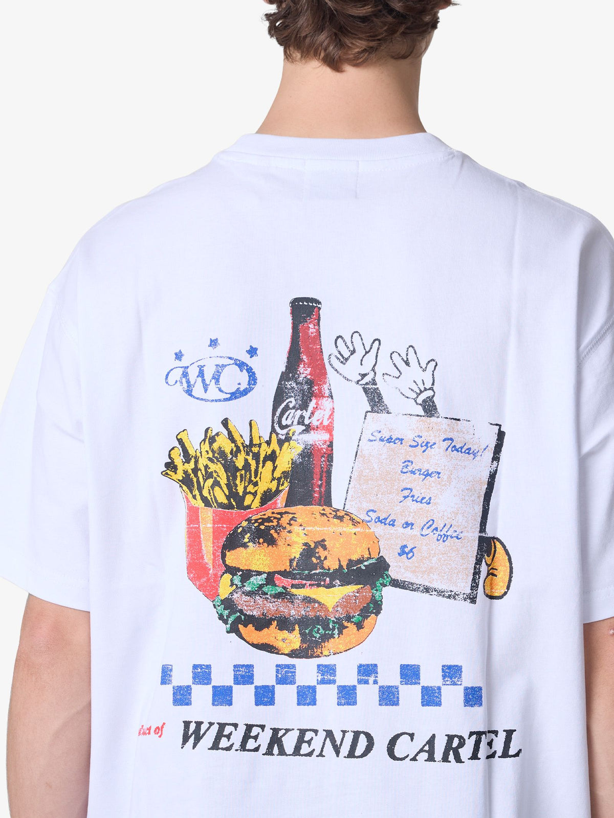 Weekend Cartel Diner Tee | WHITE