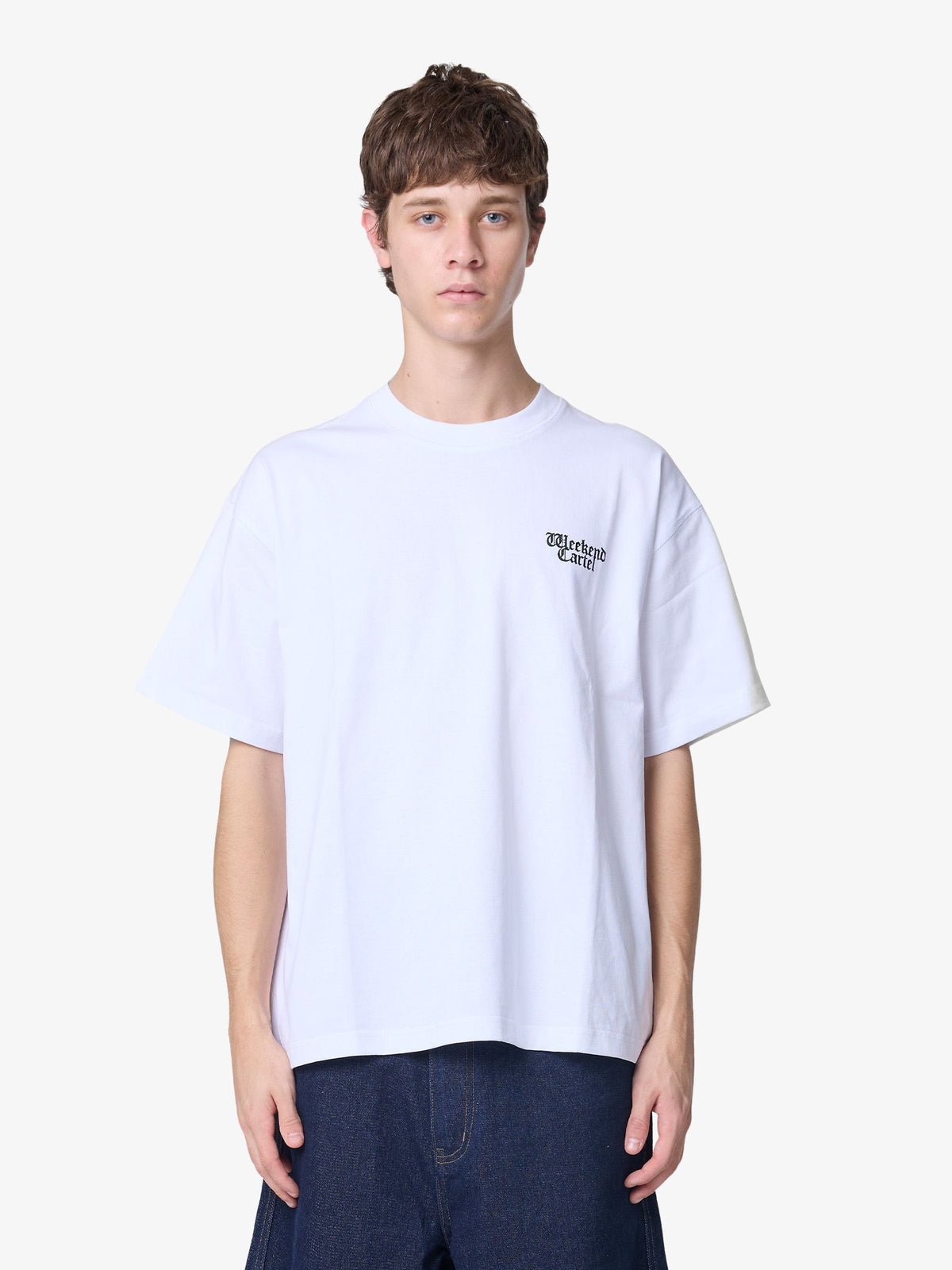 Weekend Cartel Cactus Tee | WHITE