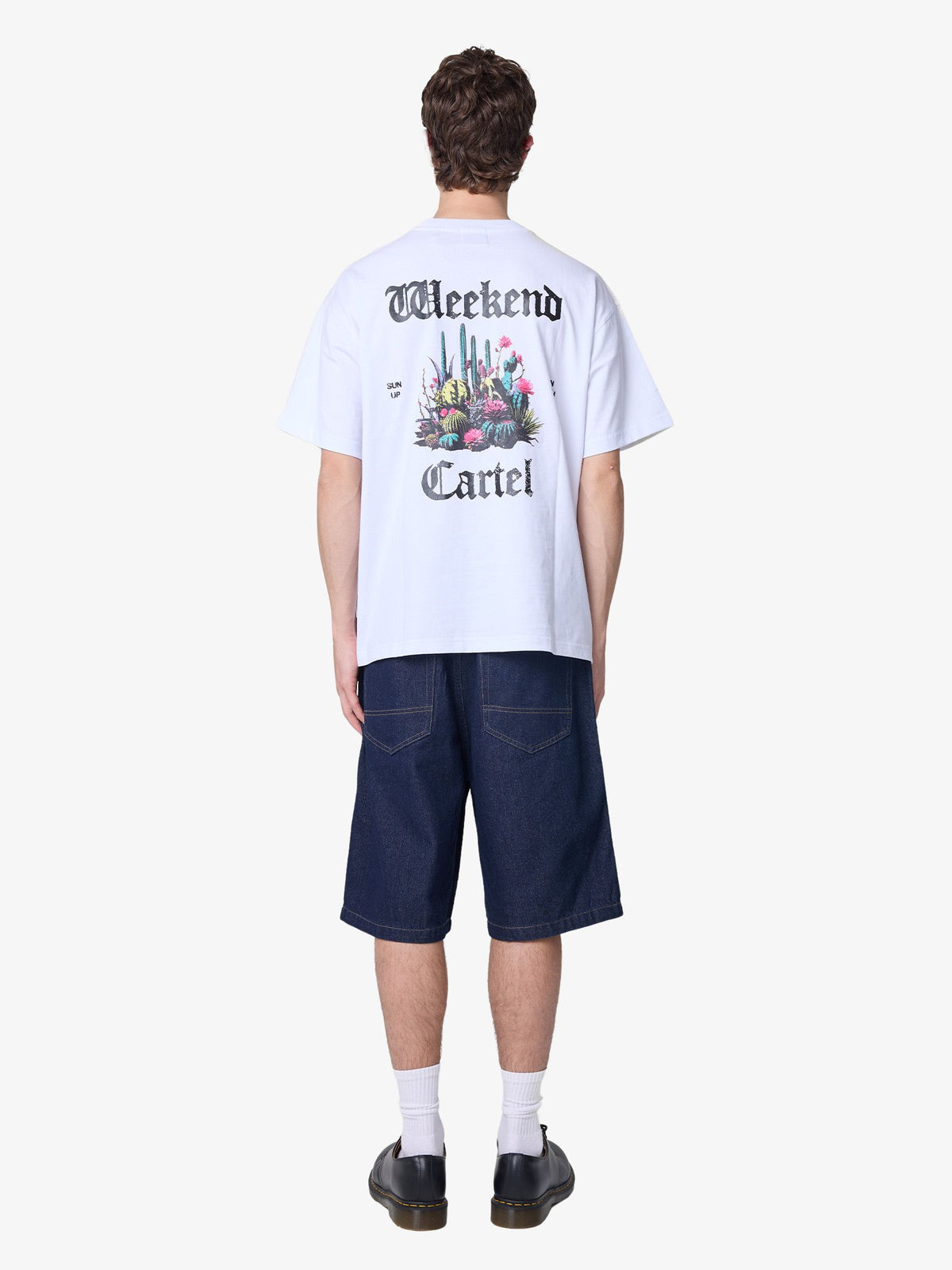 Weekend Cartel Cactus Tee | WHITE