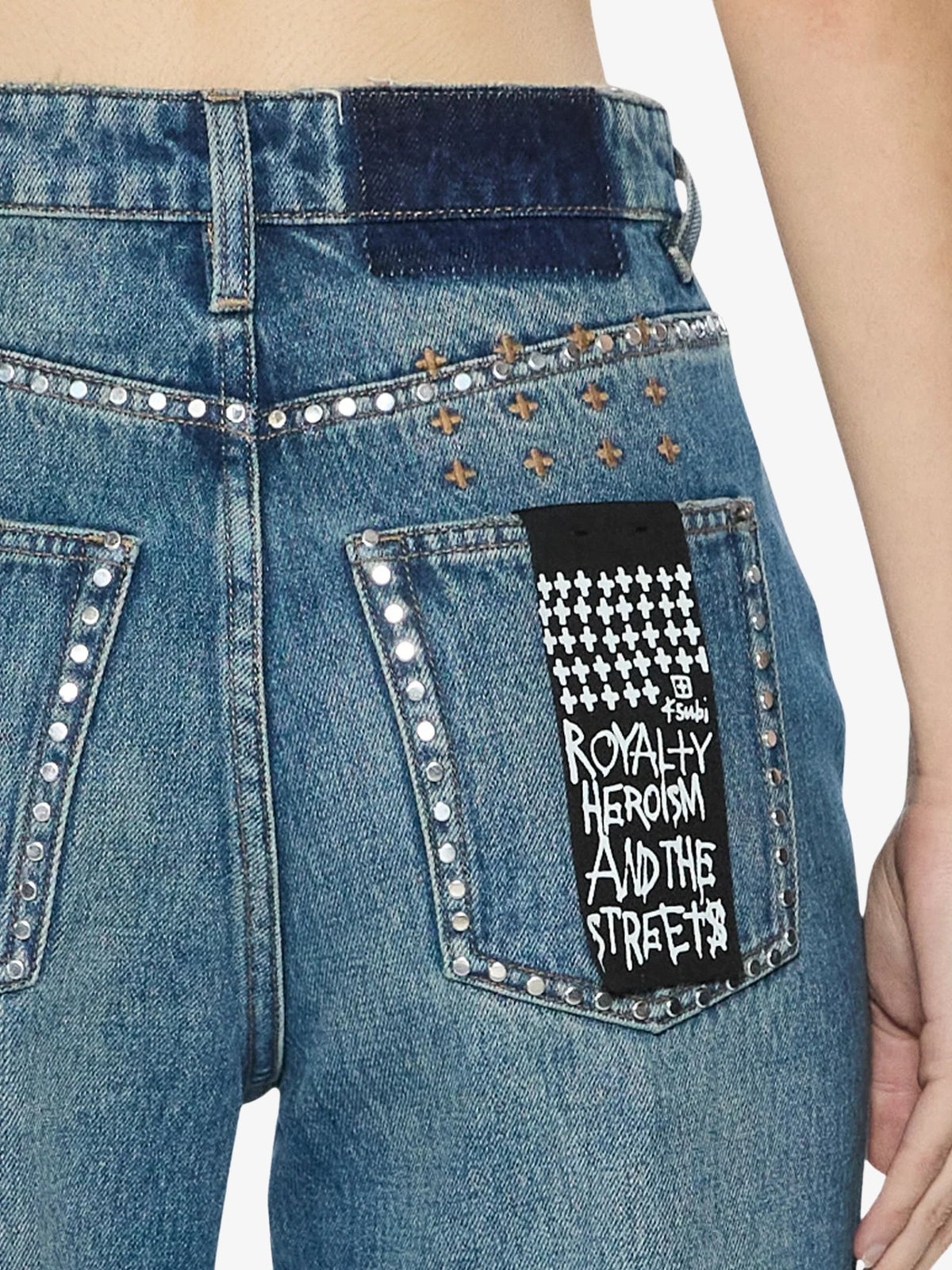 Ksubi Playback Studded Jeans | TEXAS BLUE