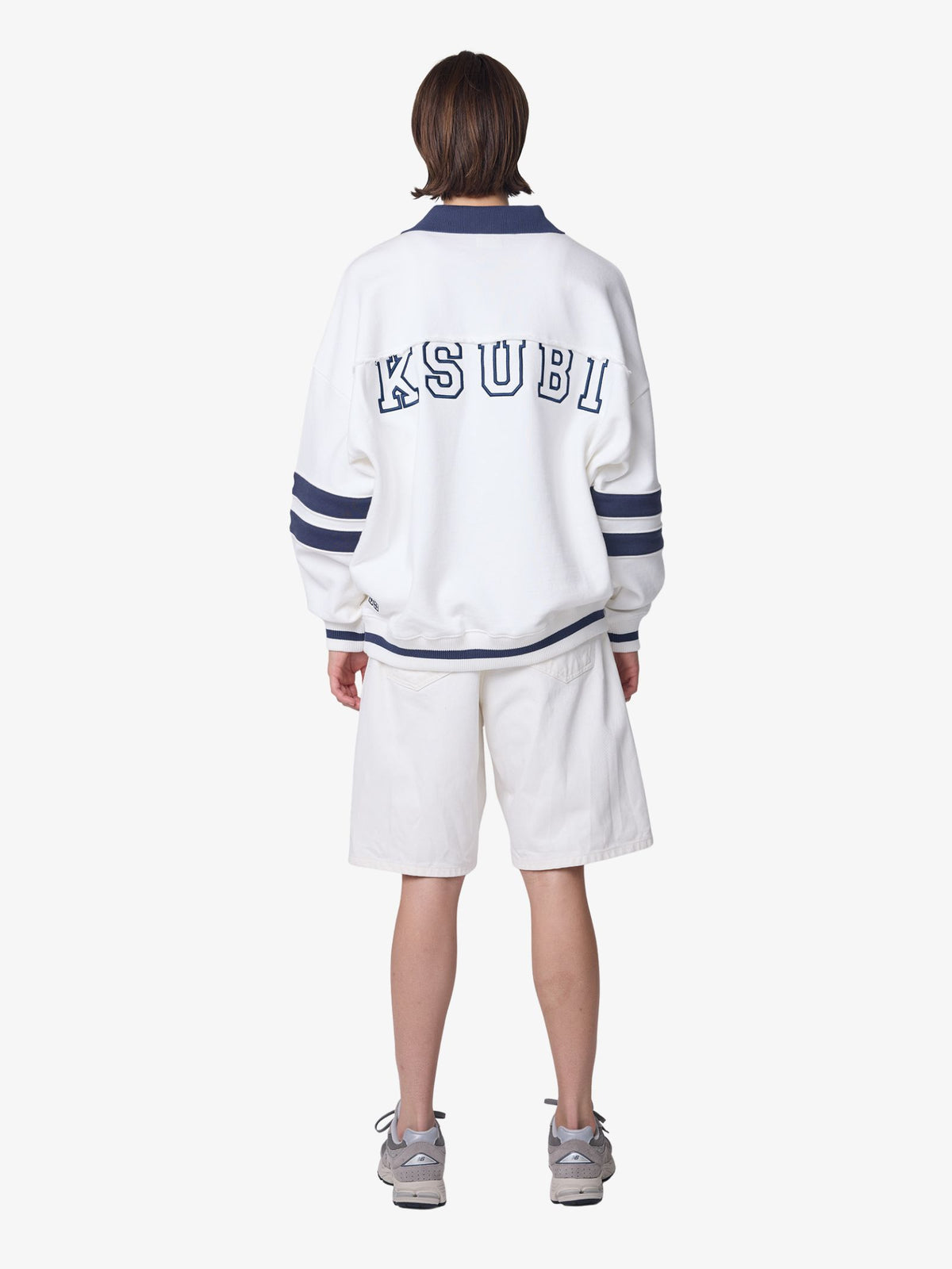 Ksubi 99 Boyfriend Polo Sweatshirt | WHITE