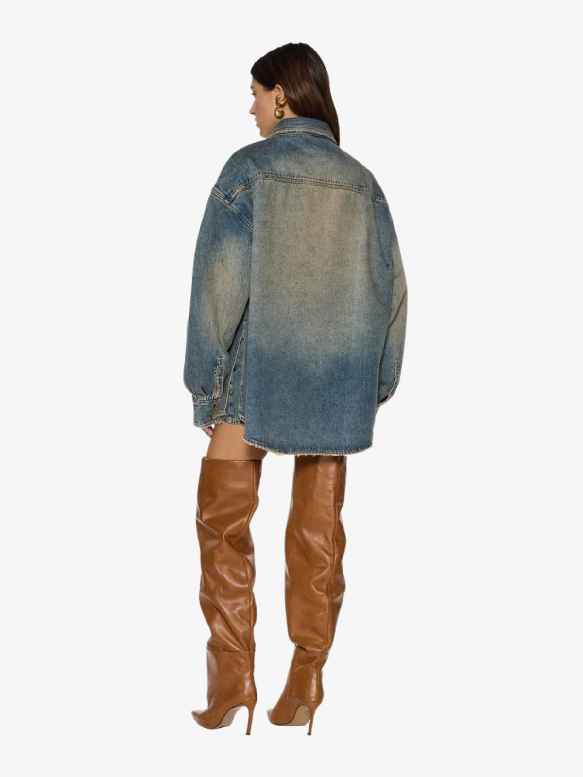 Ksubi Oversized Long Sleeve Shirt Dune | DUNE