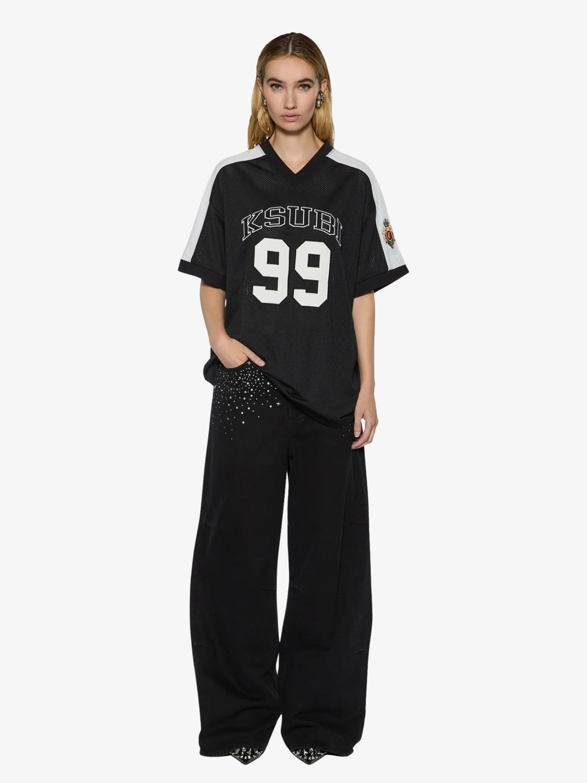 Ksubi 99 Short Sleeve Jersey | BLACK