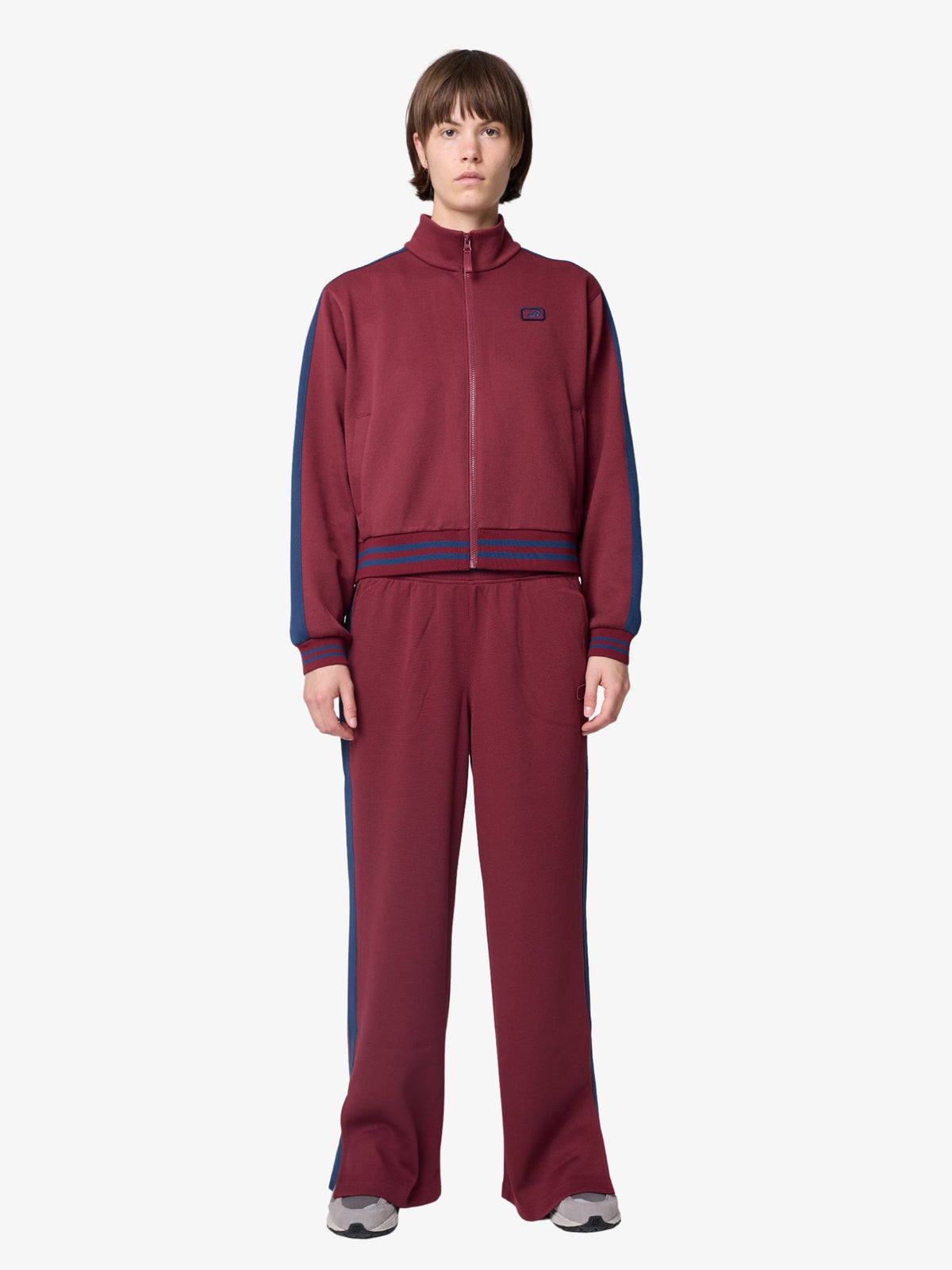 New Balance Post Season Pique Track Jacket | Monarch Burgundy