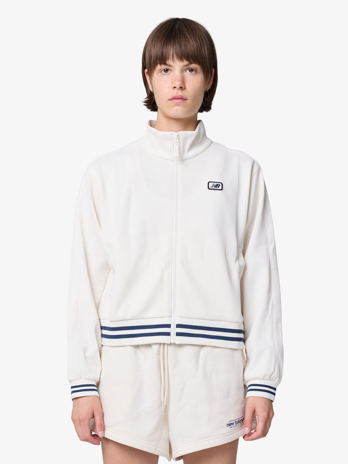 New Balance Post Season Pique Track Jacket | Permafrost