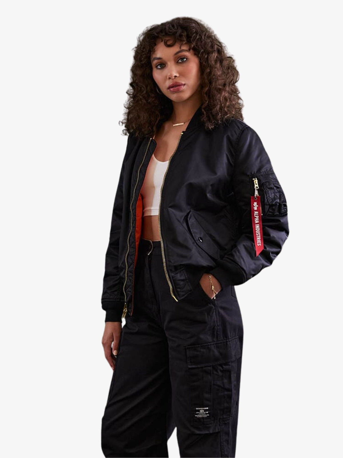 Alpha Industries Women's MA-1 Bomber Jacket | Black